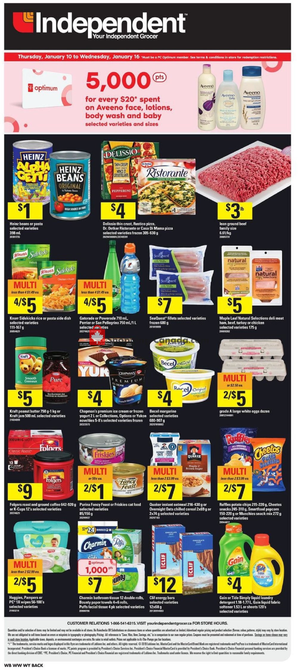 Your Independent Grocer flyer from Thursday January 10, 2019 to Wednesday January 16, 2019 - page 16