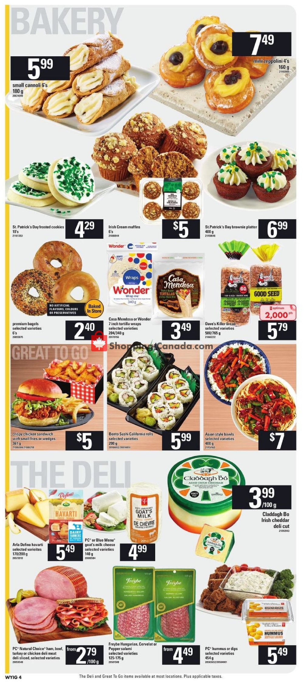 Your Independent Grocer flyer from Thursday March 14, 2019 to Wednesday March 20, 2019 - page 4