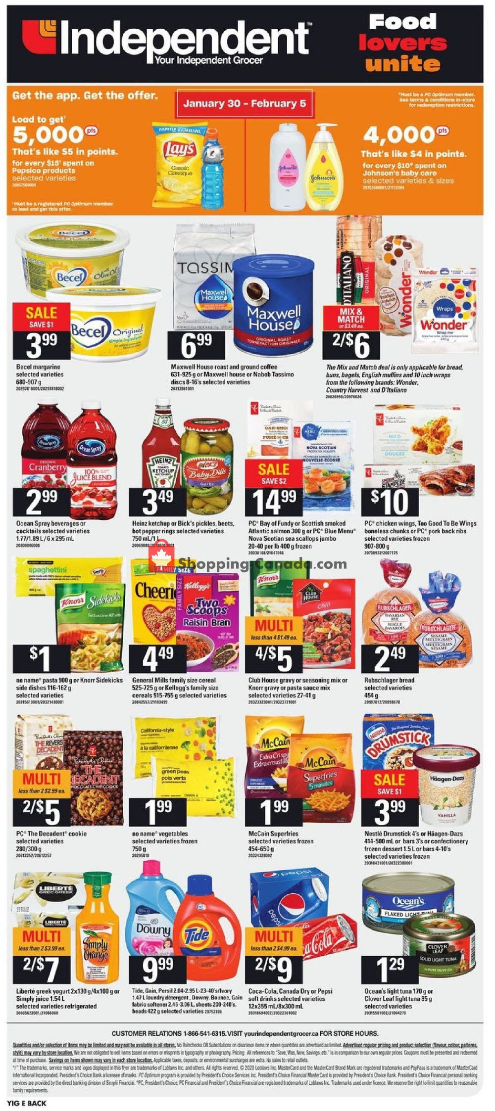 Your Independent Grocer flyer from Thursday January 30, 2020 to Wednesday February 5, 2020 - page 18