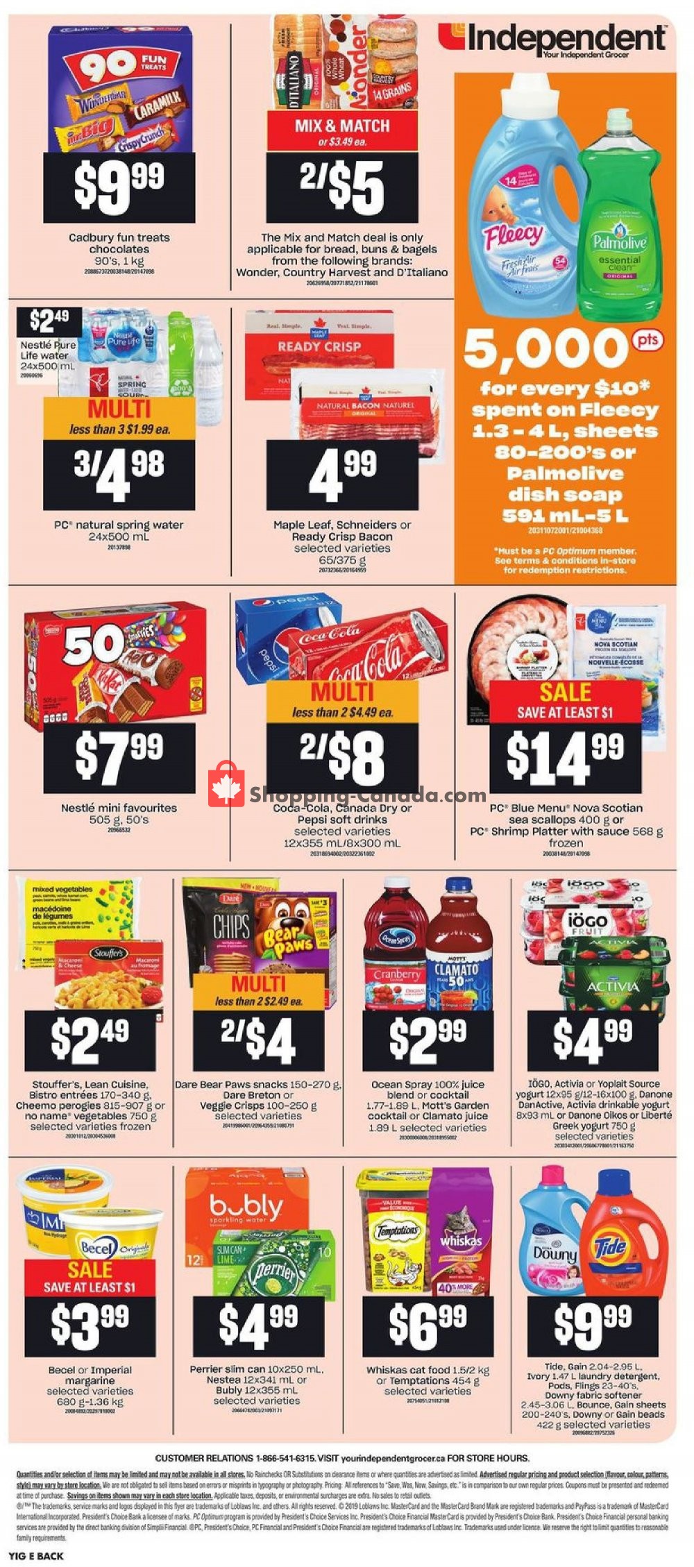 Your Independent Grocer flyer from Thursday October 10, 2019 to Wednesday October 16, 2019 - page 18