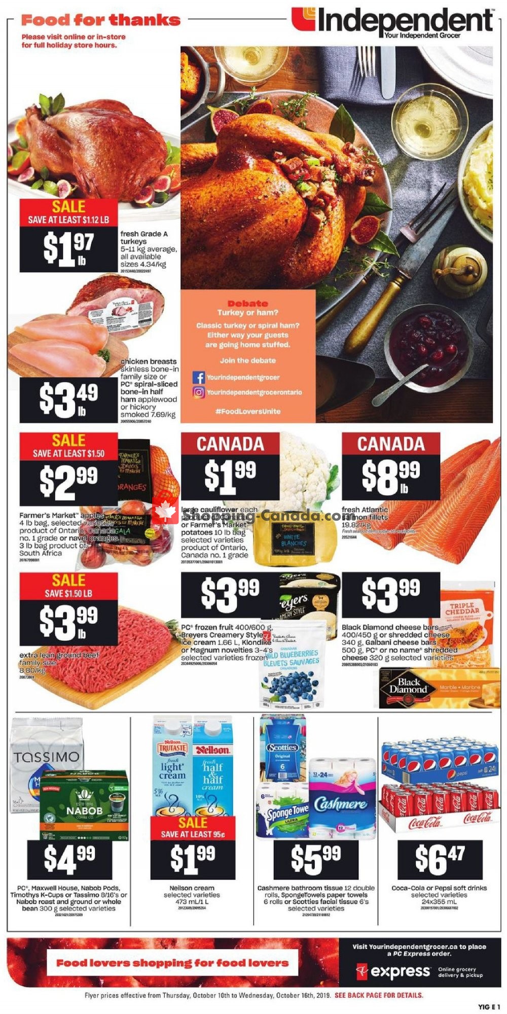 Your Independent Grocer flyer from Thursday October 10, 2019 to Wednesday October 16, 2019 - page 3