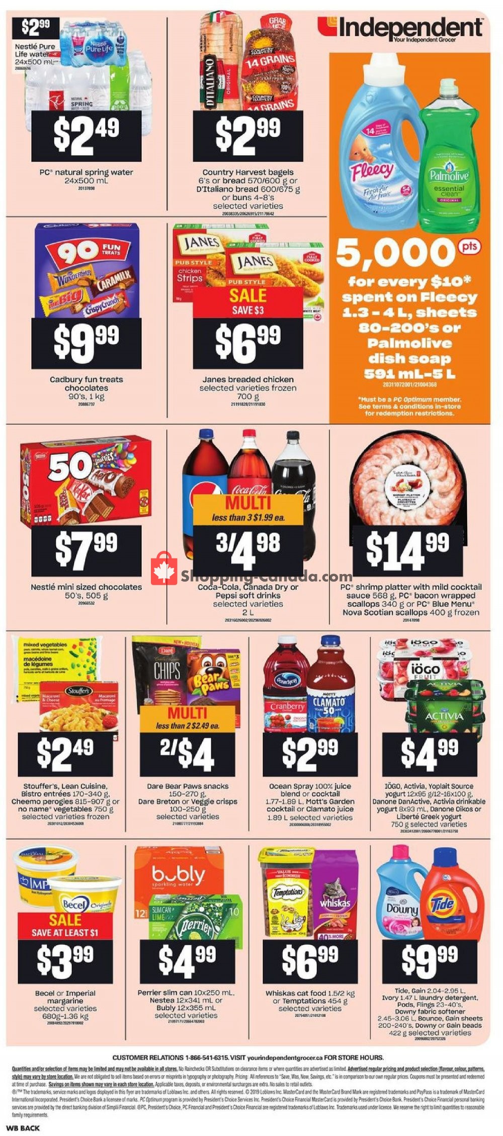 Your Independent Grocer flyer from Thursday October 10, 2019 to Wednesday October 16, 2019 - page 18