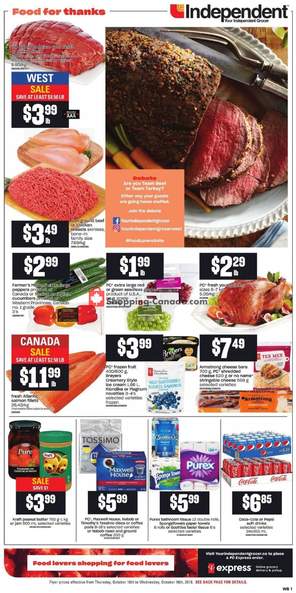 Your Independent Grocer flyer from Thursday October 10, 2019 to Wednesday October 16, 2019 - page 3
