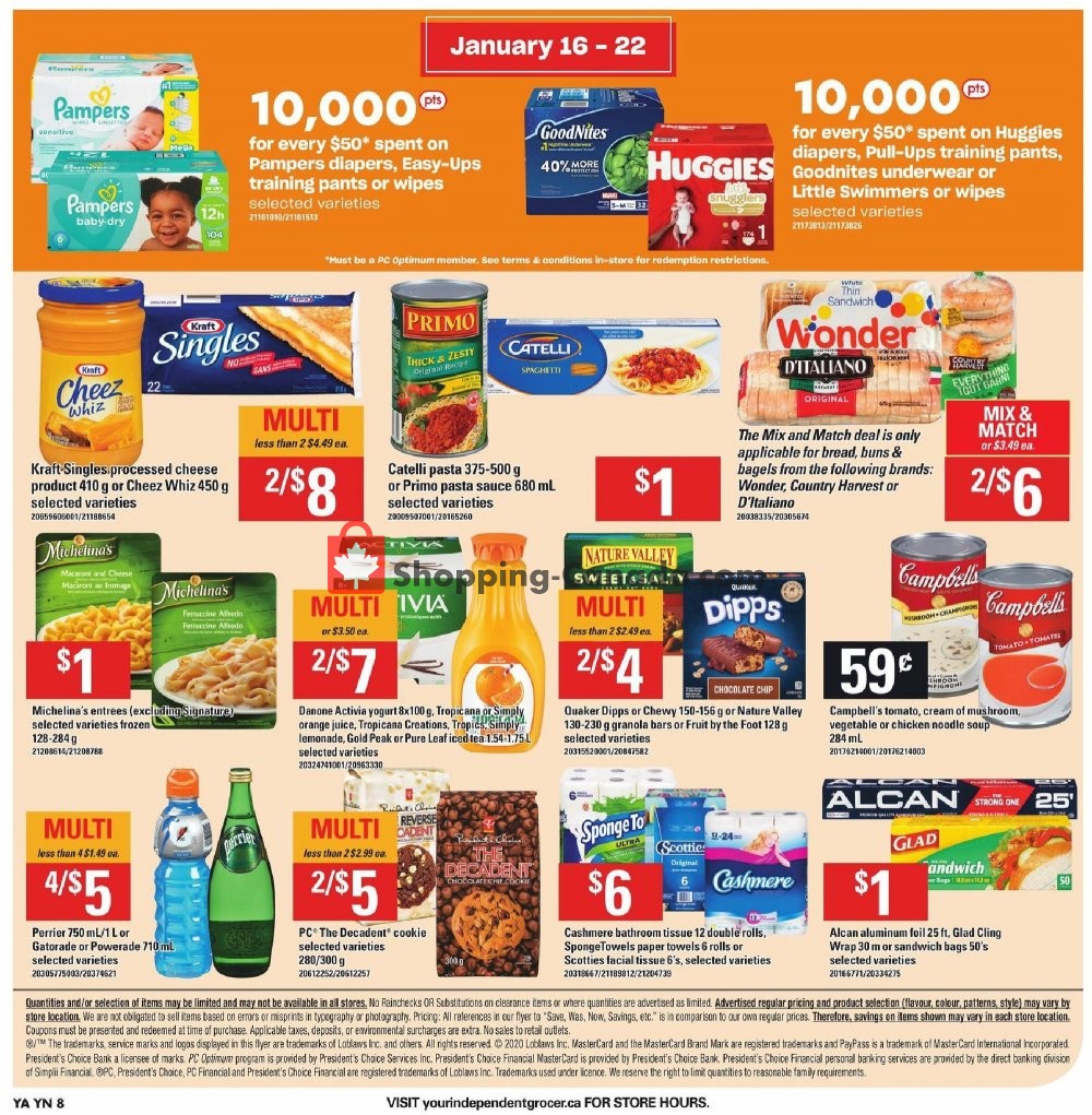 Your Independent Grocer flyer from Thursday January 16, 2020 to Wednesday January 22, 2020 - page 8