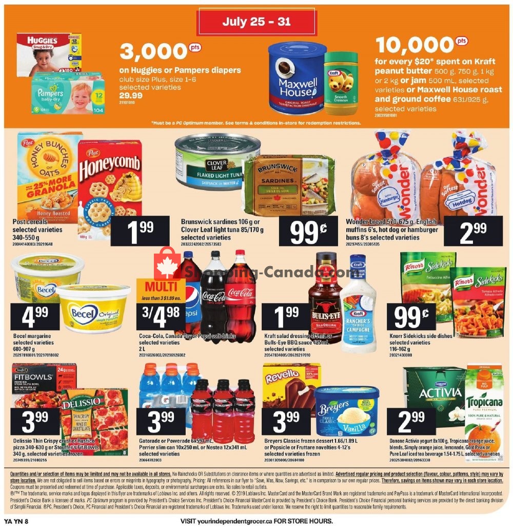 Your Independent Grocer flyer from Thursday July 25, 2019 to Wednesday July 31, 2019 - page 8
