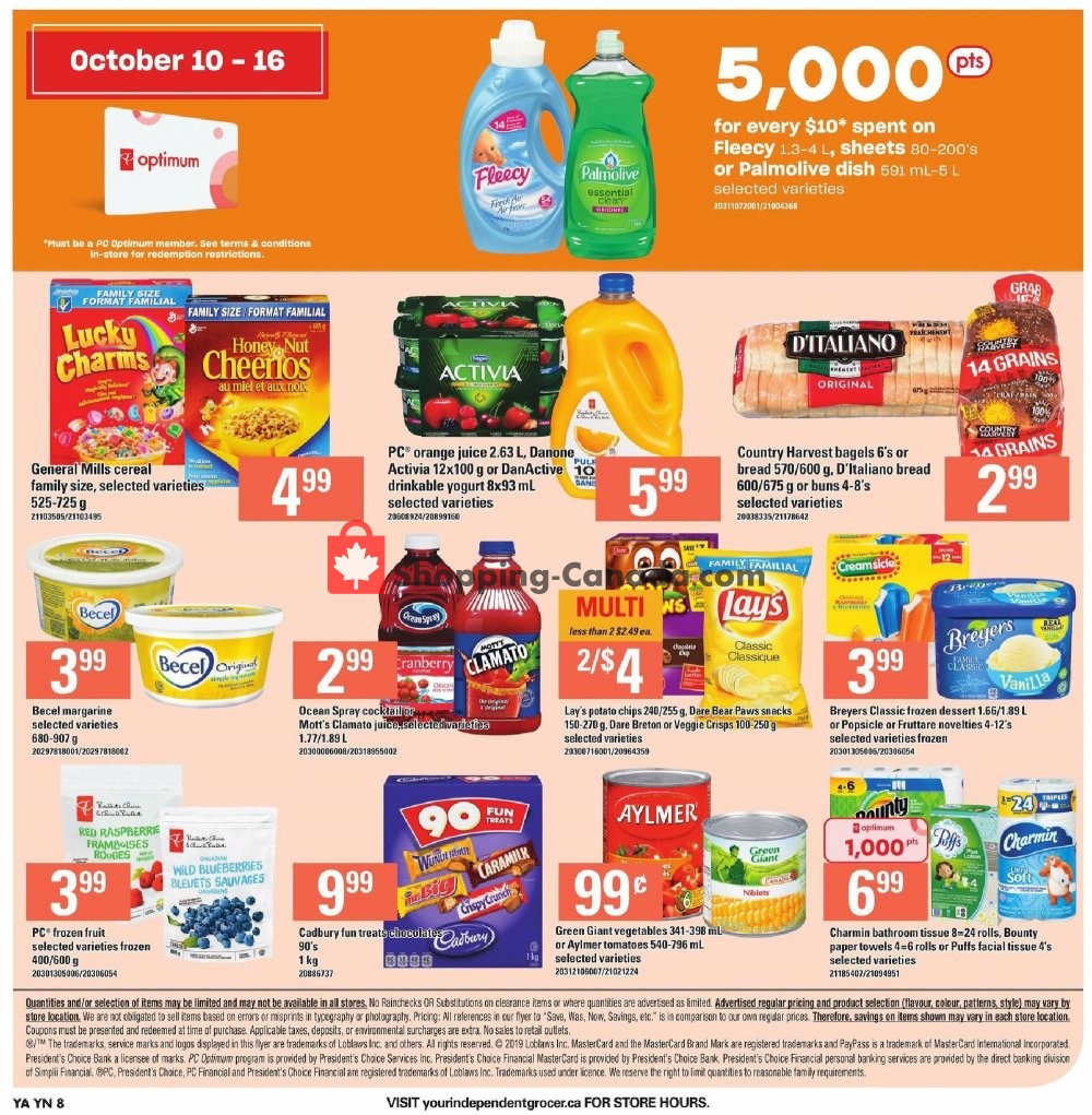 Your Independent Grocer flyer from Thursday October 10, 2019 to Wednesday October 16, 2019 - page 8