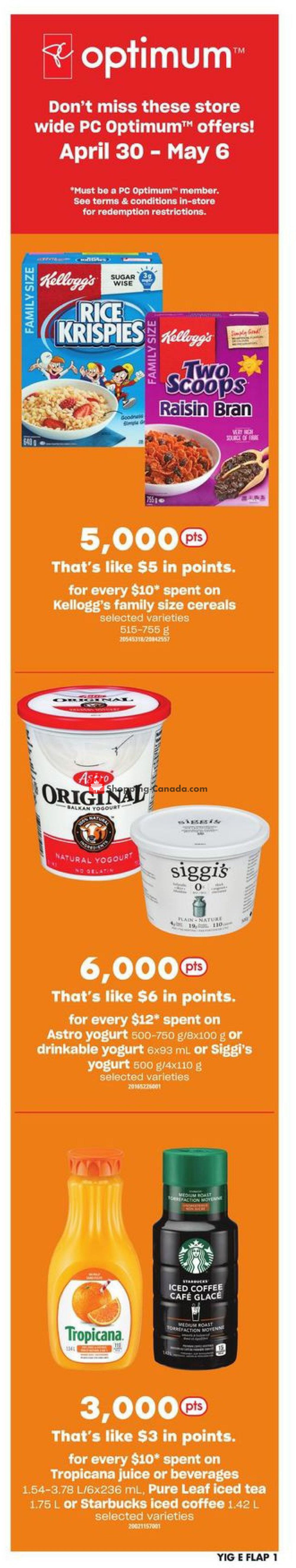 Your Independent Grocer flyer from Thursday April 30, 2020 to Wednesday May 6, 2020 - page 1