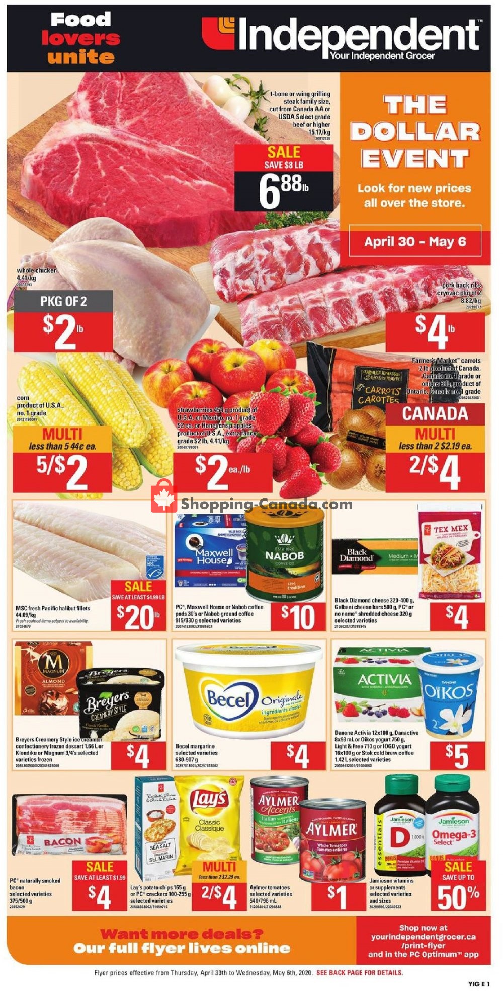 Your Independent Grocer flyer from Thursday April 30, 2020 to Wednesday May 6, 2020 - page 3