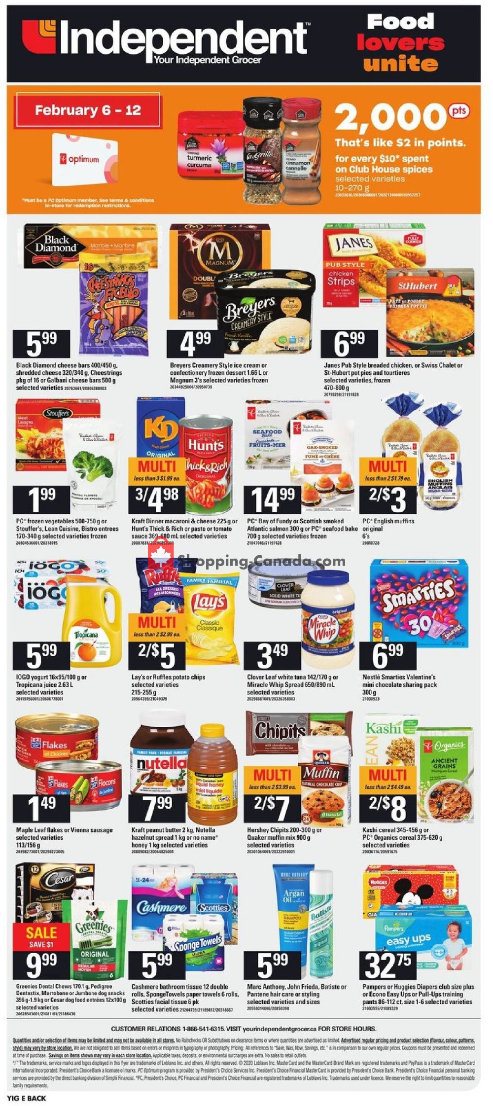 Your Independent Grocer flyer from Thursday February 6, 2020 to Wednesday February 12, 2020 - page 12