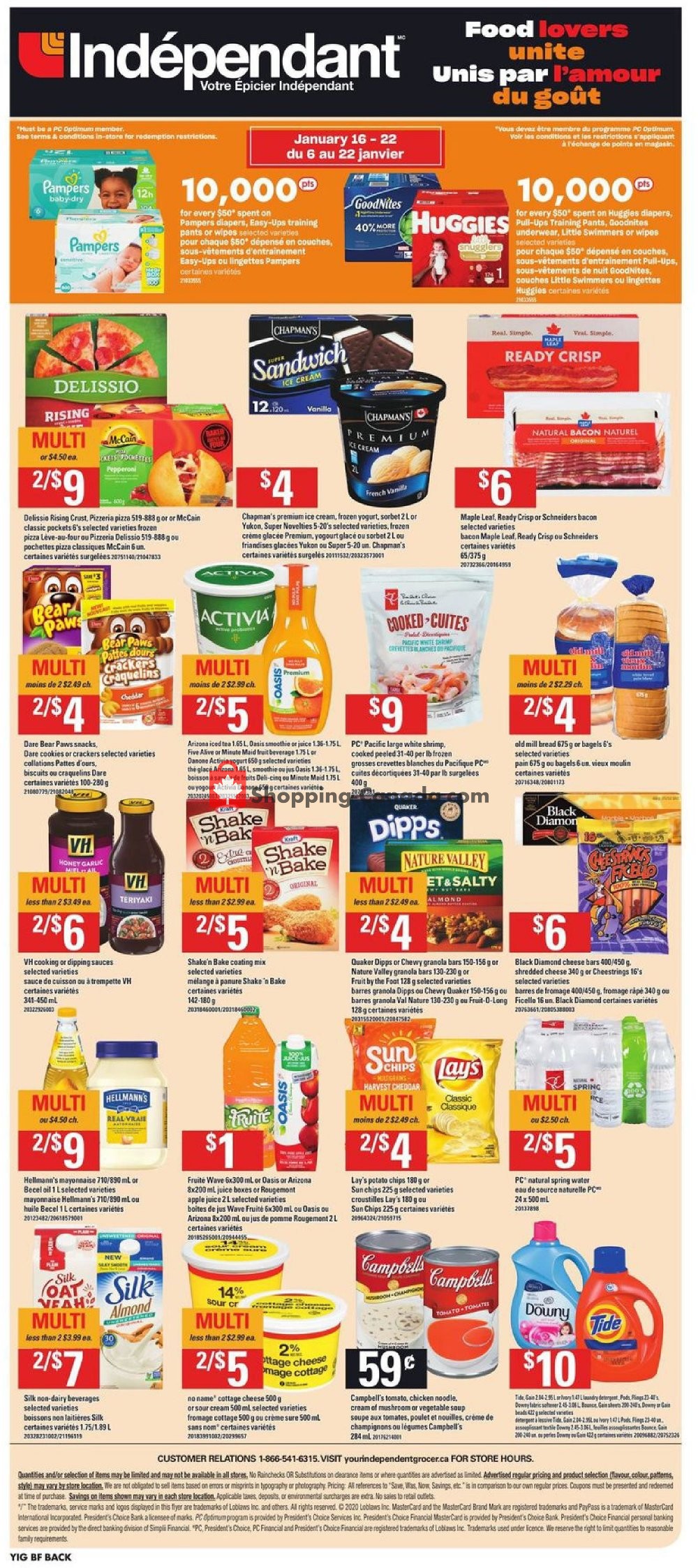 Your Independent Grocer flyer from Thursday January 16, 2020 to Wednesday January 22, 2020 - page 16