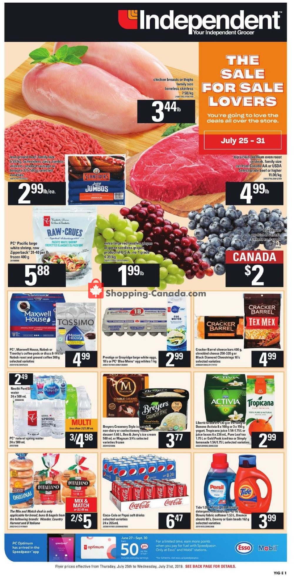 Your Independent Grocer flyer from Thursday July 25, 2019 to Wednesday July 31, 2019 - page 3