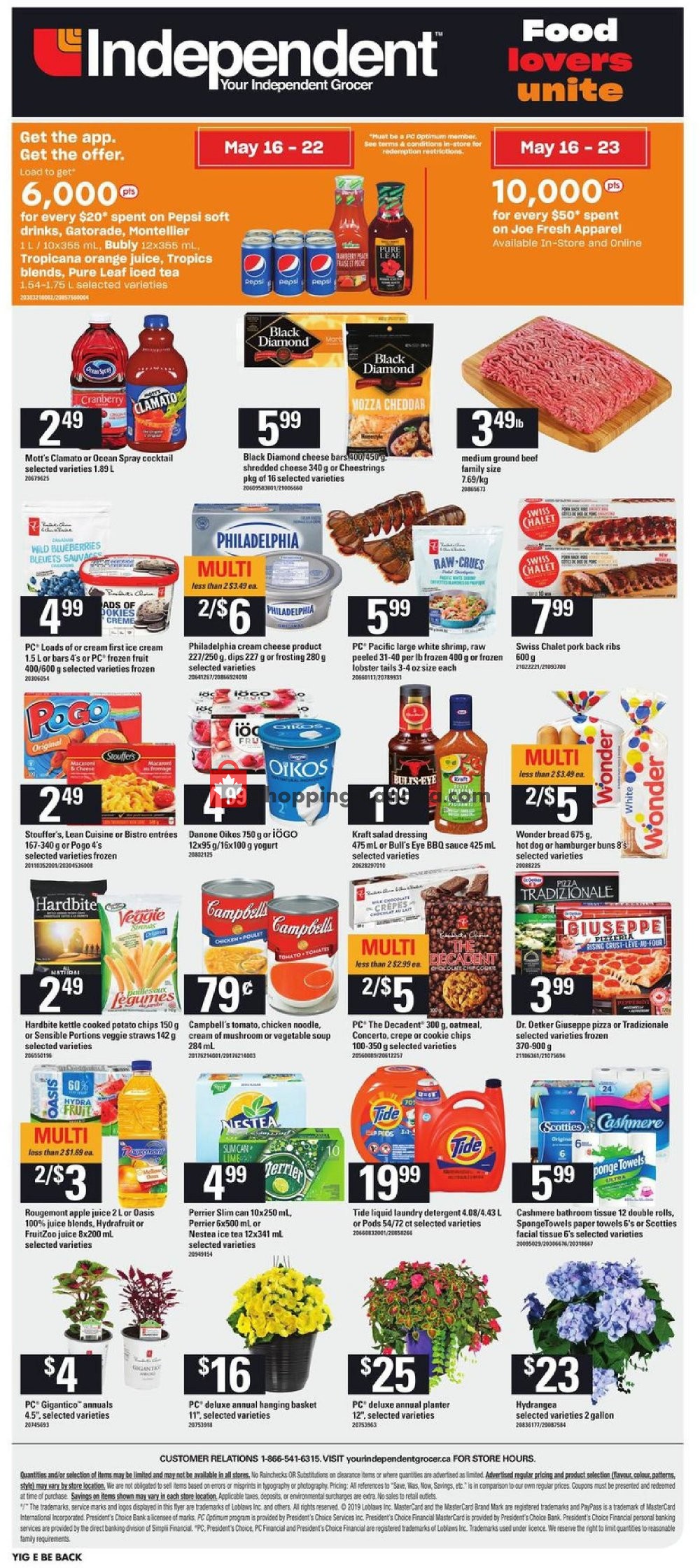 Your Independent Grocer flyer from Thursday May 16, 2019 to Wednesday May 22, 2019 - page 17