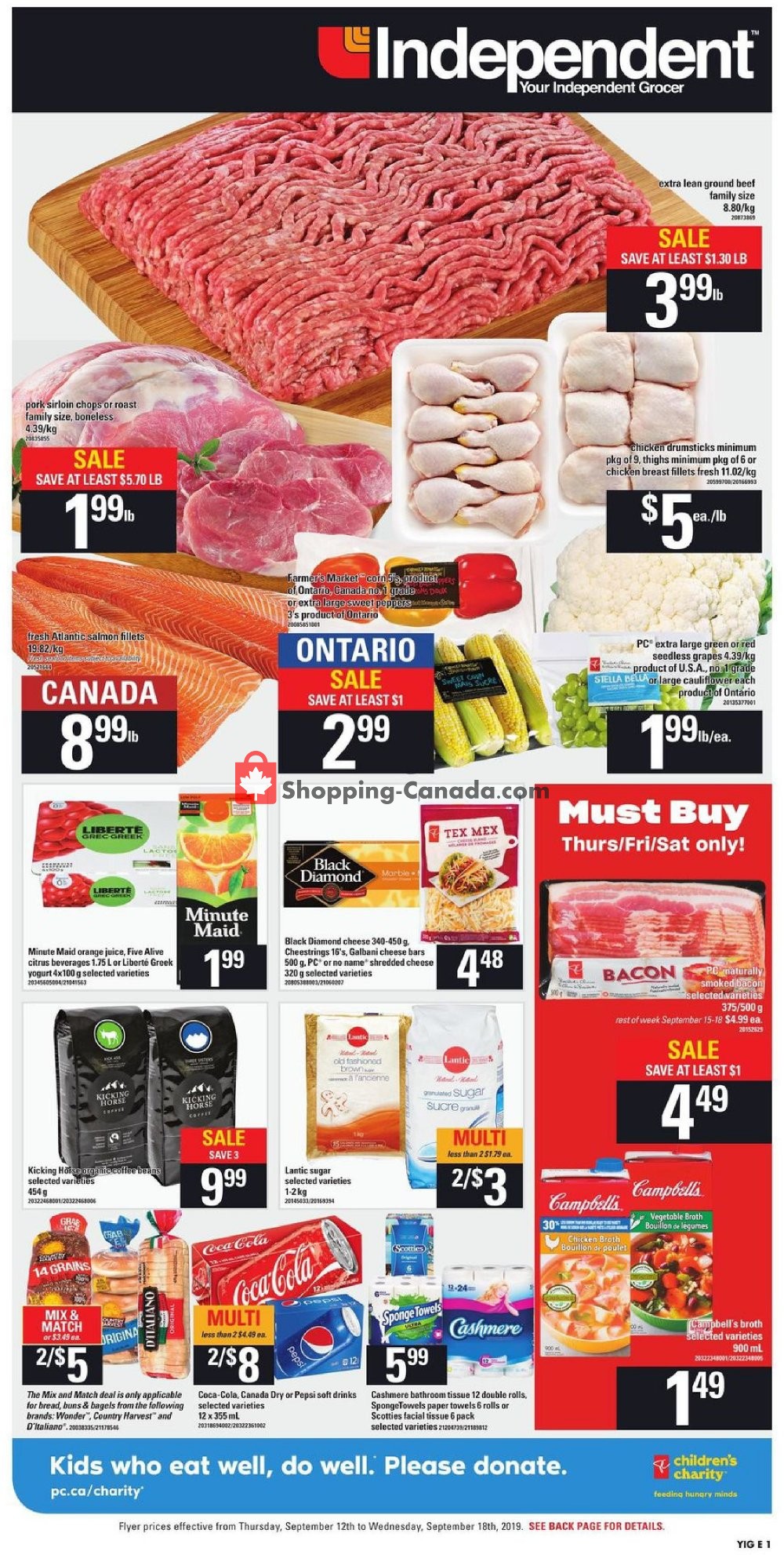 Your Independent Grocer flyer from Thursday September 12, 2019 to Wednesday September 18, 2019 - page 3