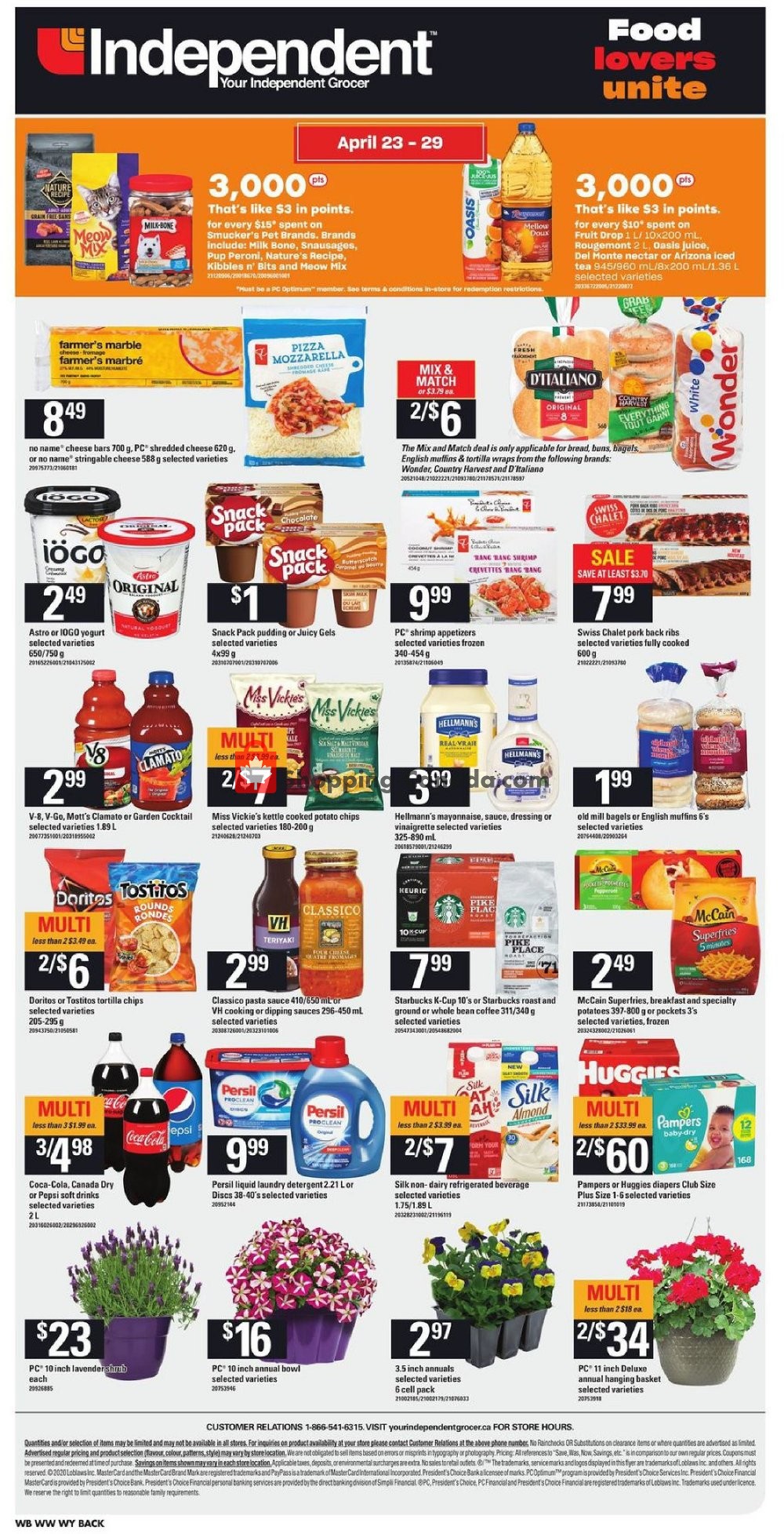 Your Independent Grocer flyer from Thursday April 23, 2020 to Wednesday April 29, 2020 - page 2