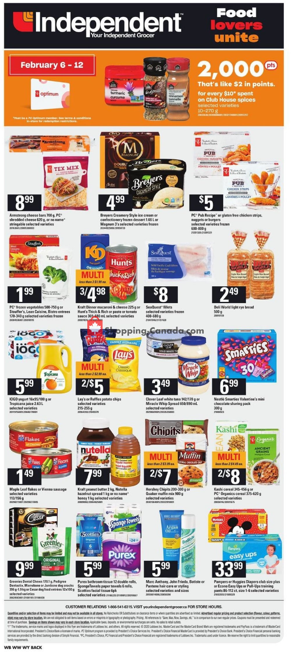 Your Independent Grocer flyer from Thursday February 6, 2020 to Wednesday February 12, 2020 - page 12