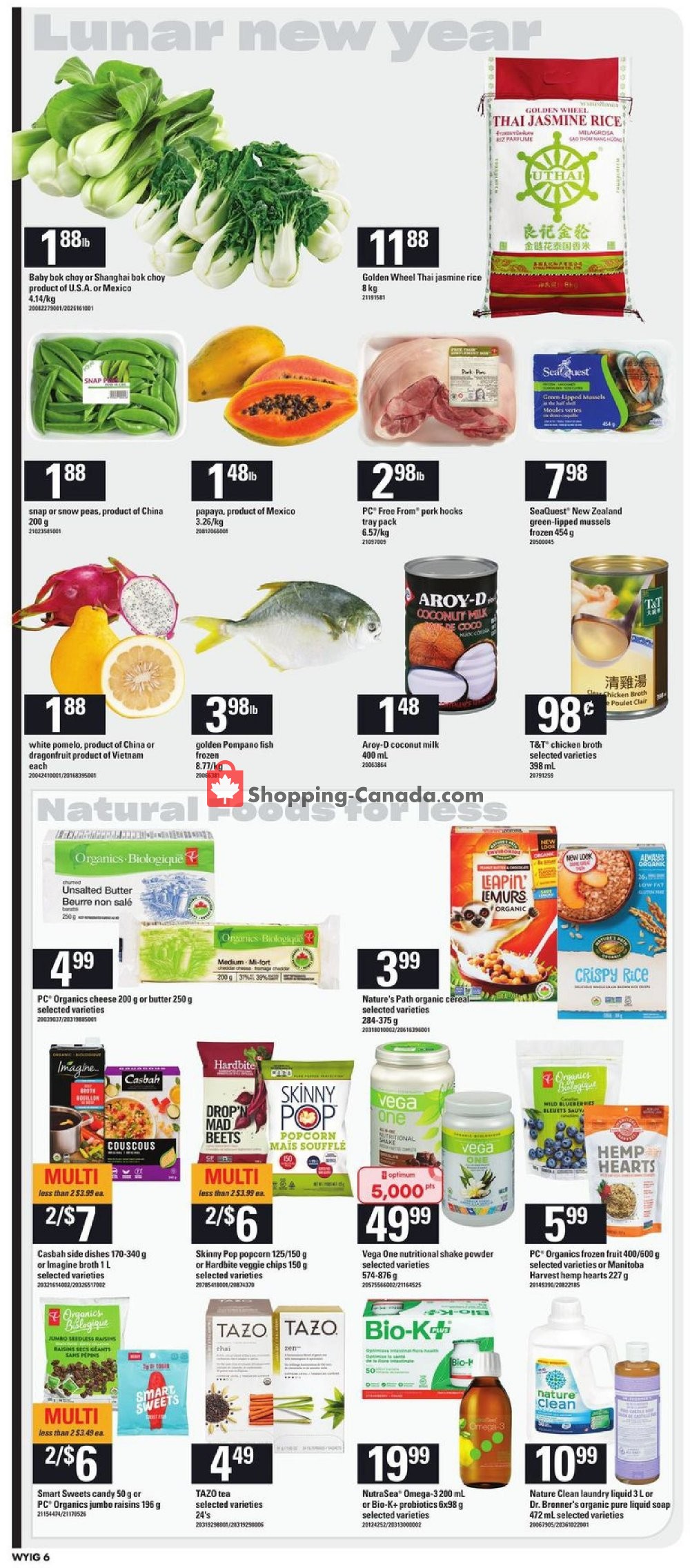 Your Independent Grocer flyer from Thursday January 16, 2020 to Wednesday January 22, 2020 - page 6