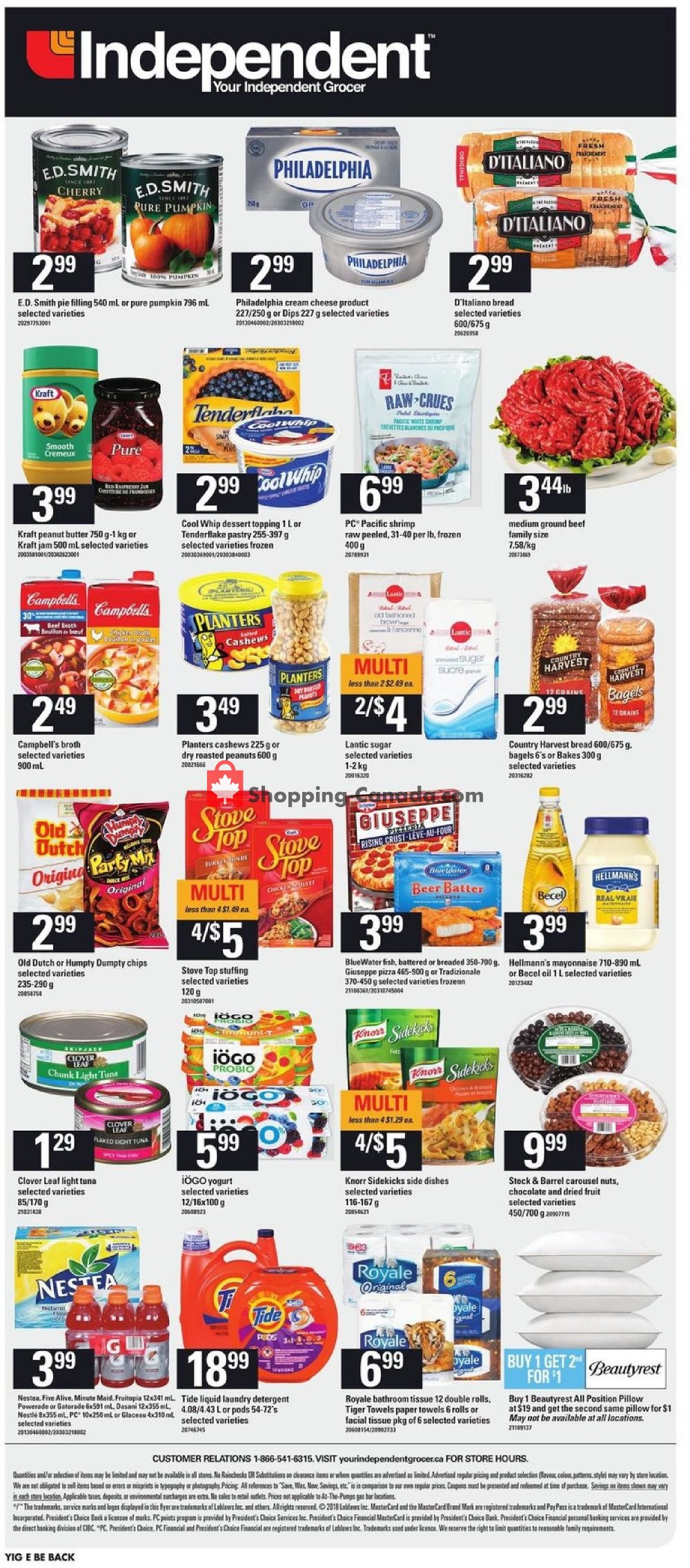 Your Independent Grocer flyer from Thursday September 27, 2018 to Wednesday October 3, 2018 - page 24