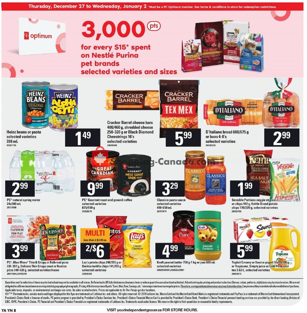Your Independent Grocer flyer from Thursday December 27, 2018 to Wednesday January 2, 2019 - page 8