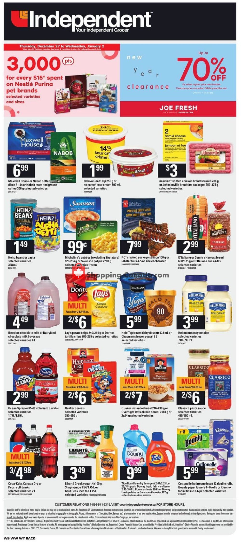 Your Independent Grocer flyer from Thursday December 27, 2018 to Wednesday January 2, 2019 - page 13