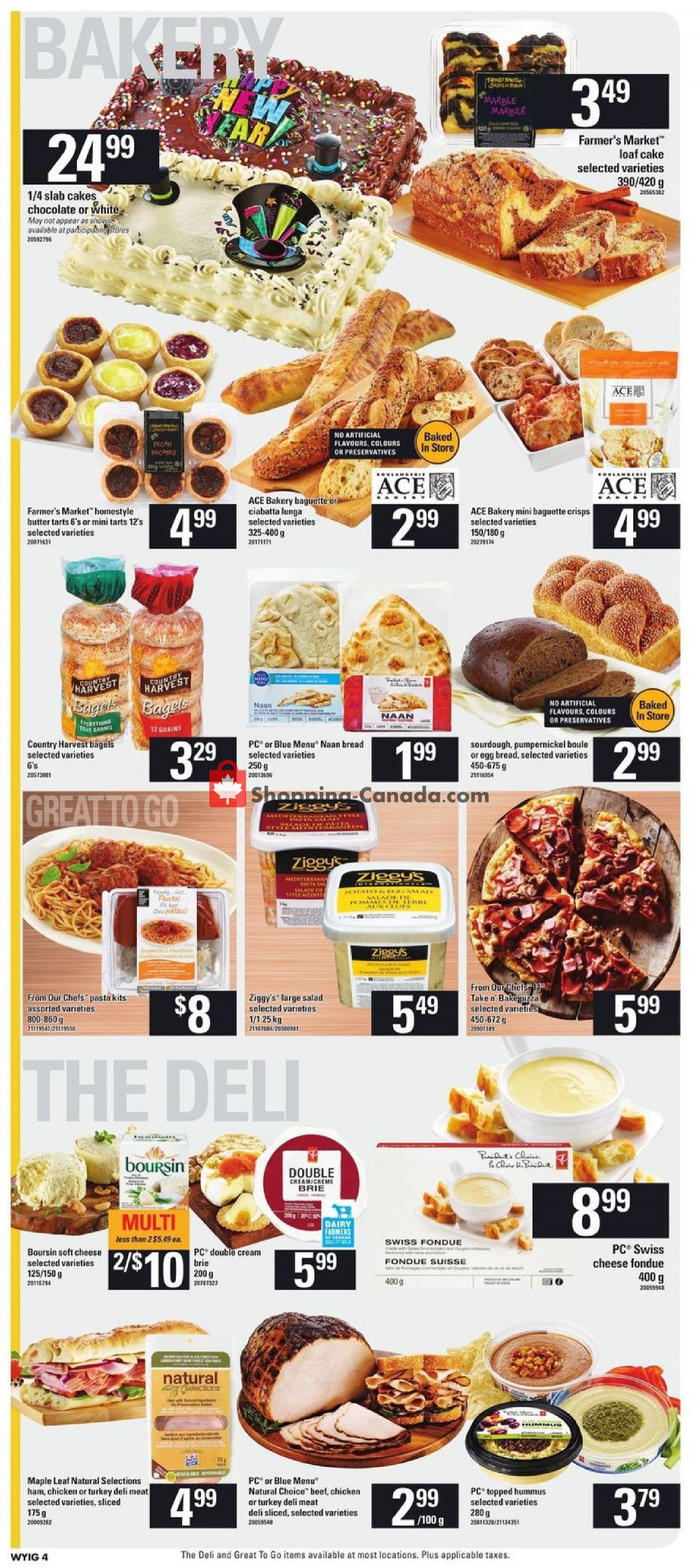 Your Independent Grocer flyer from Thursday December 27, 2018 to Wednesday January 2, 2019 - page 4