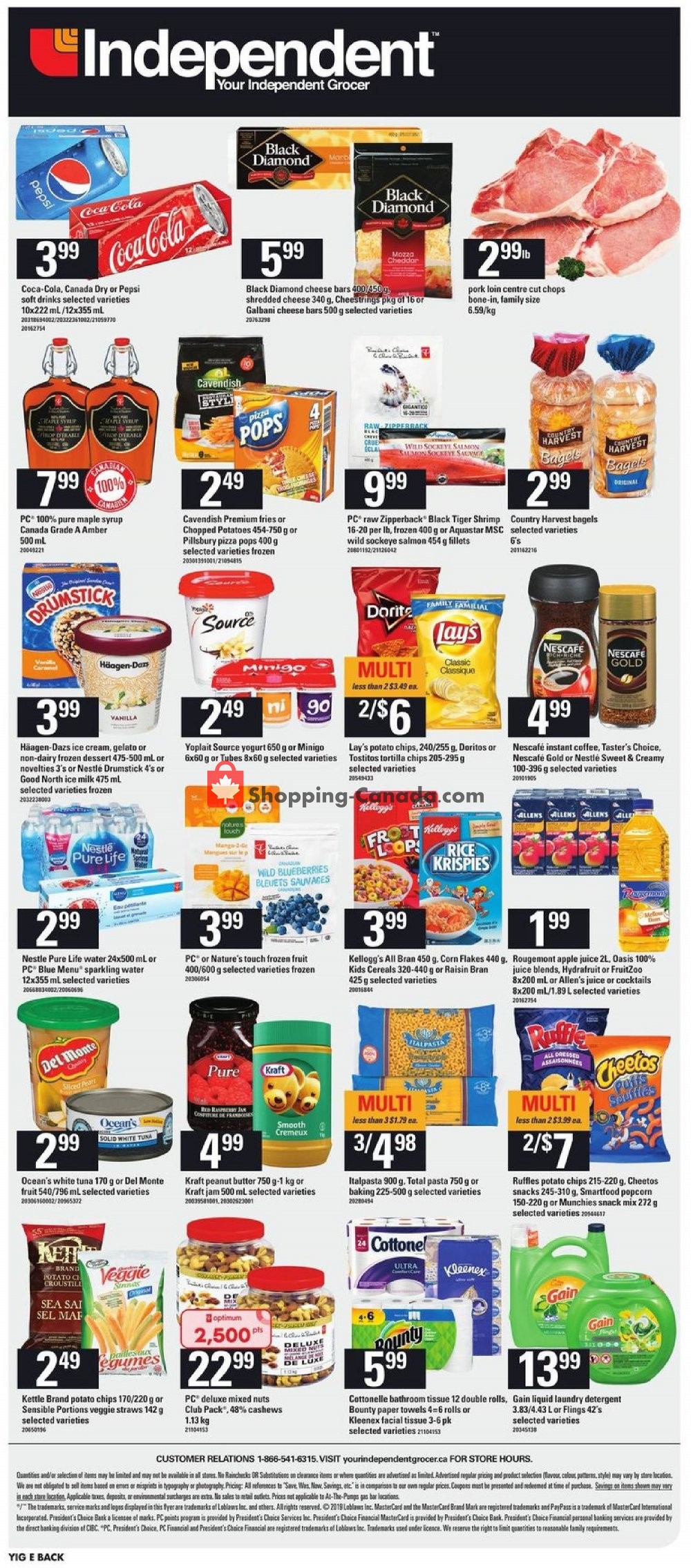 Your Independent Grocer flyer from Thursday January 24, 2019 to Wednesday January 30, 2019 - page 18