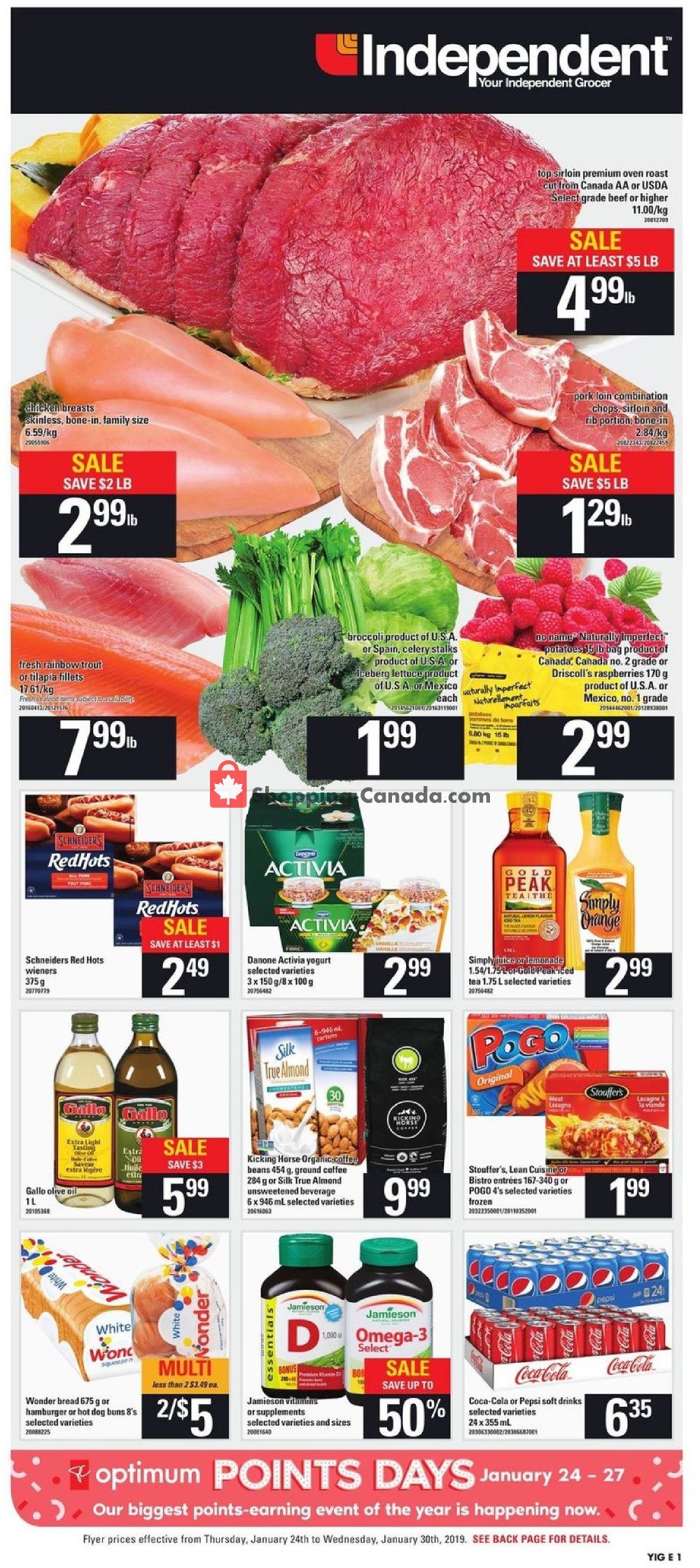 Your Independent Grocer flyer from Thursday January 24, 2019 to Wednesday January 30, 2019 - page 3