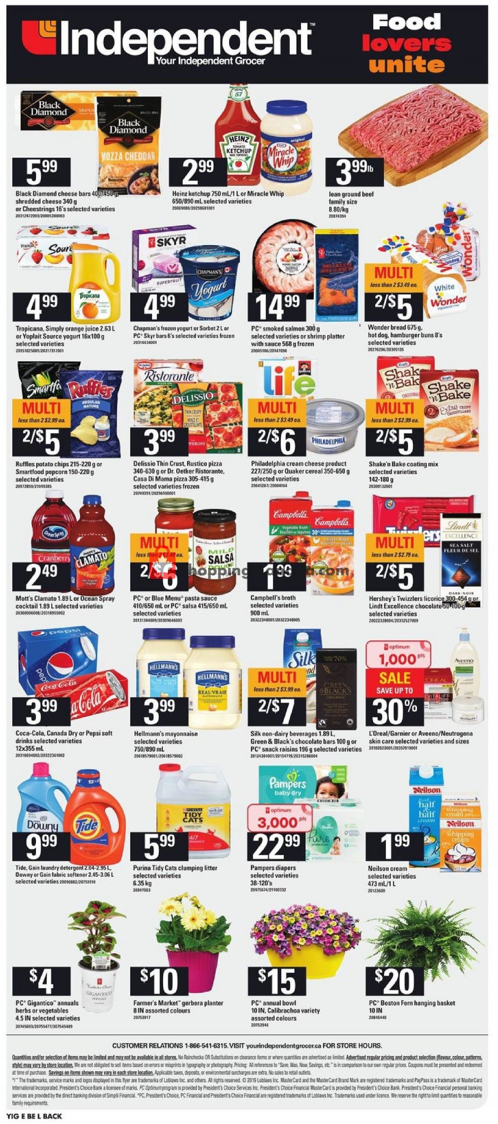 Your Independent Grocer flyer from Thursday May 9, 2019 to Wednesday May 15, 2019 - page 19