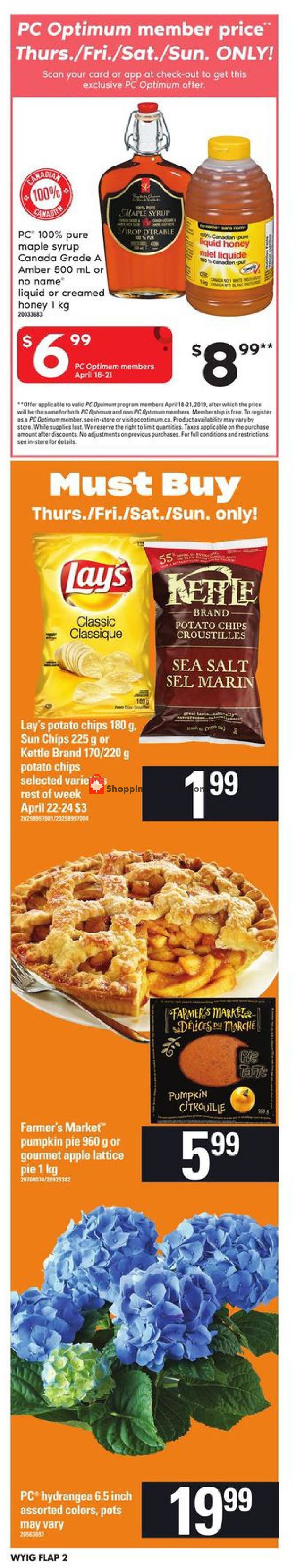 Your Independent Grocer flyer from Thursday April 18, 2019 to Wednesday April 24, 2019 - page 2