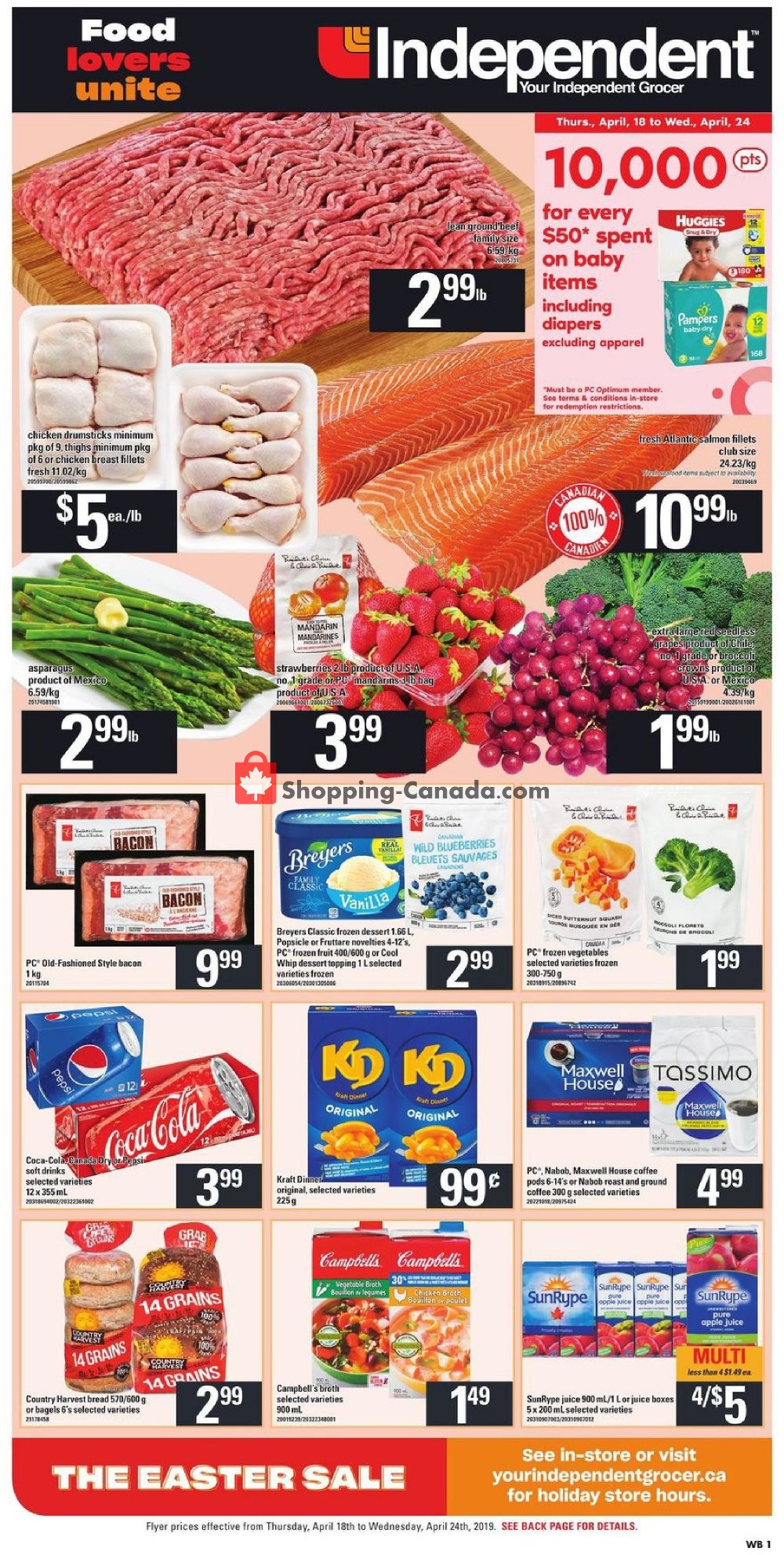 Your Independent Grocer flyer from Thursday April 18, 2019 to Wednesday April 24, 2019 - page 3