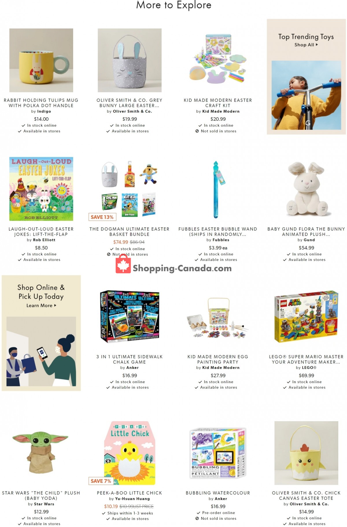 Indigo - Chapters flyer from Monday March 29, 2021 to Sunday April 4, 2021 - page 1