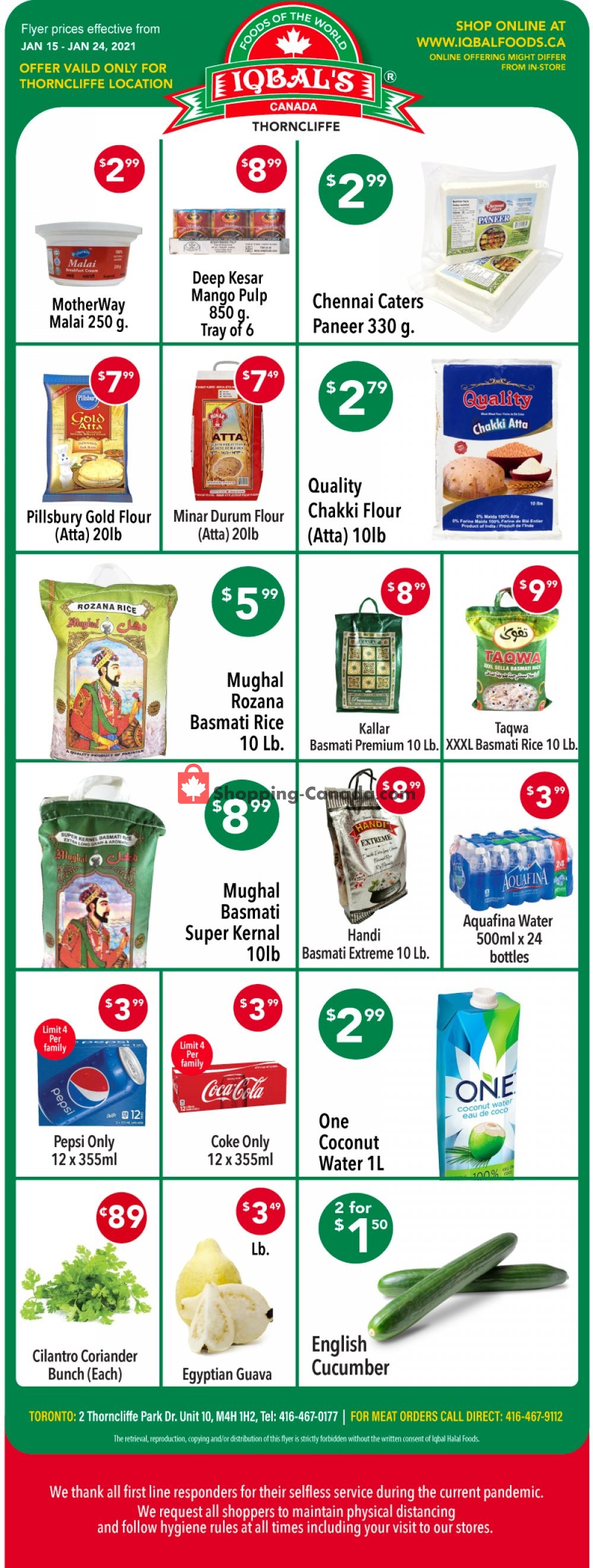 Iqbal Foods flyer from Friday January 15, 2021 to Sunday January 24, 2021 - page 2