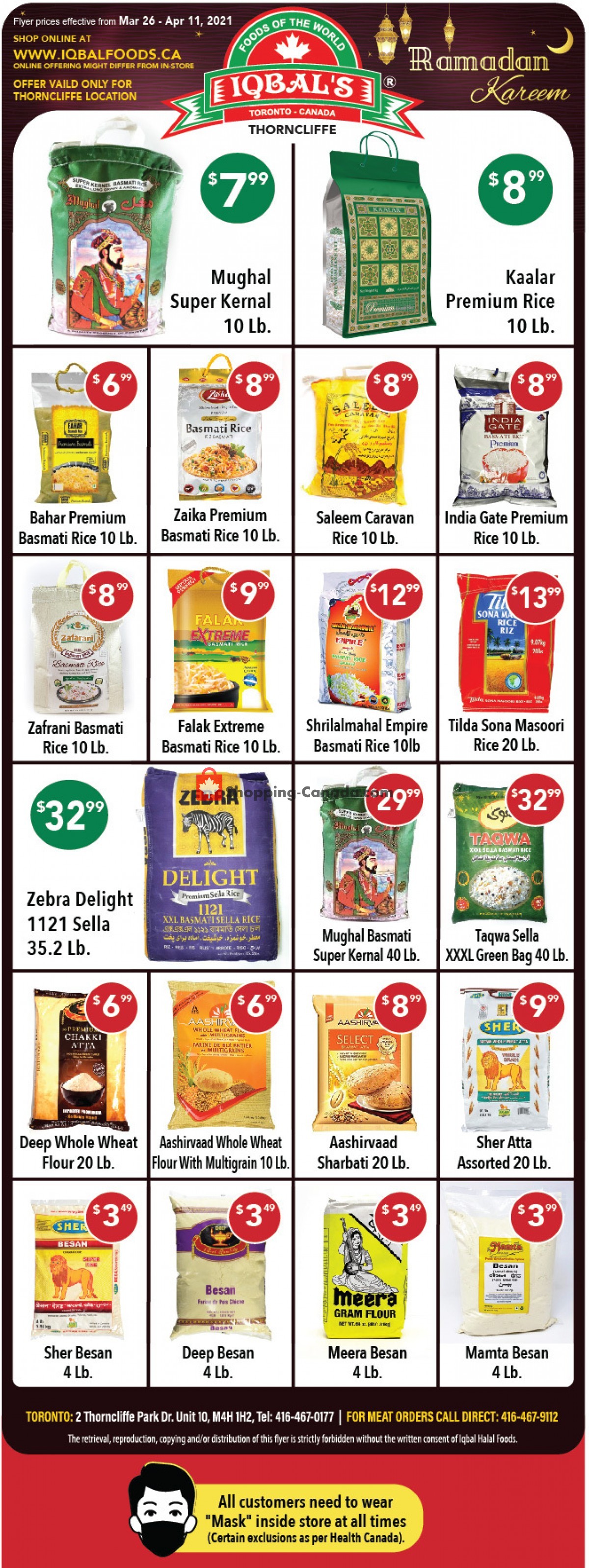 Iqbal Foods flyer from Friday March 26, 2021 to Sunday April 11, 2021 - page 4