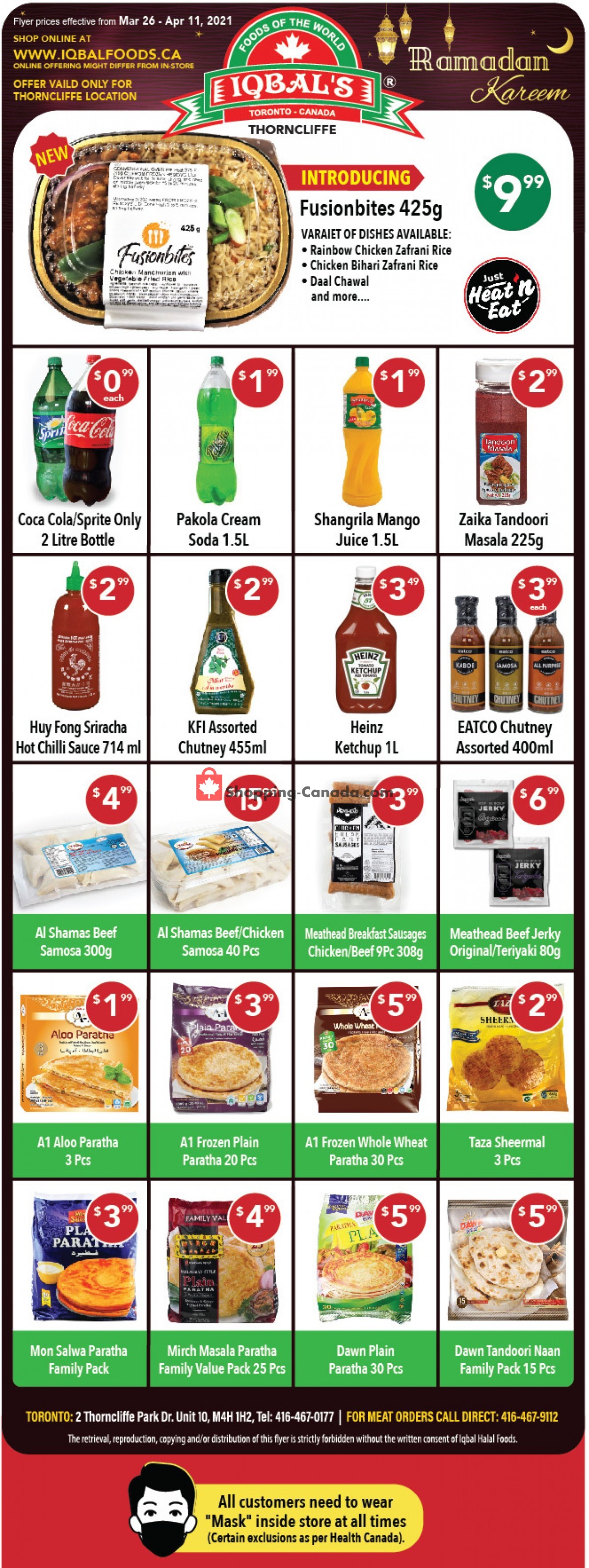 Iqbal Foods flyer from Friday March 26, 2021 to Sunday April 11, 2021 - page 5