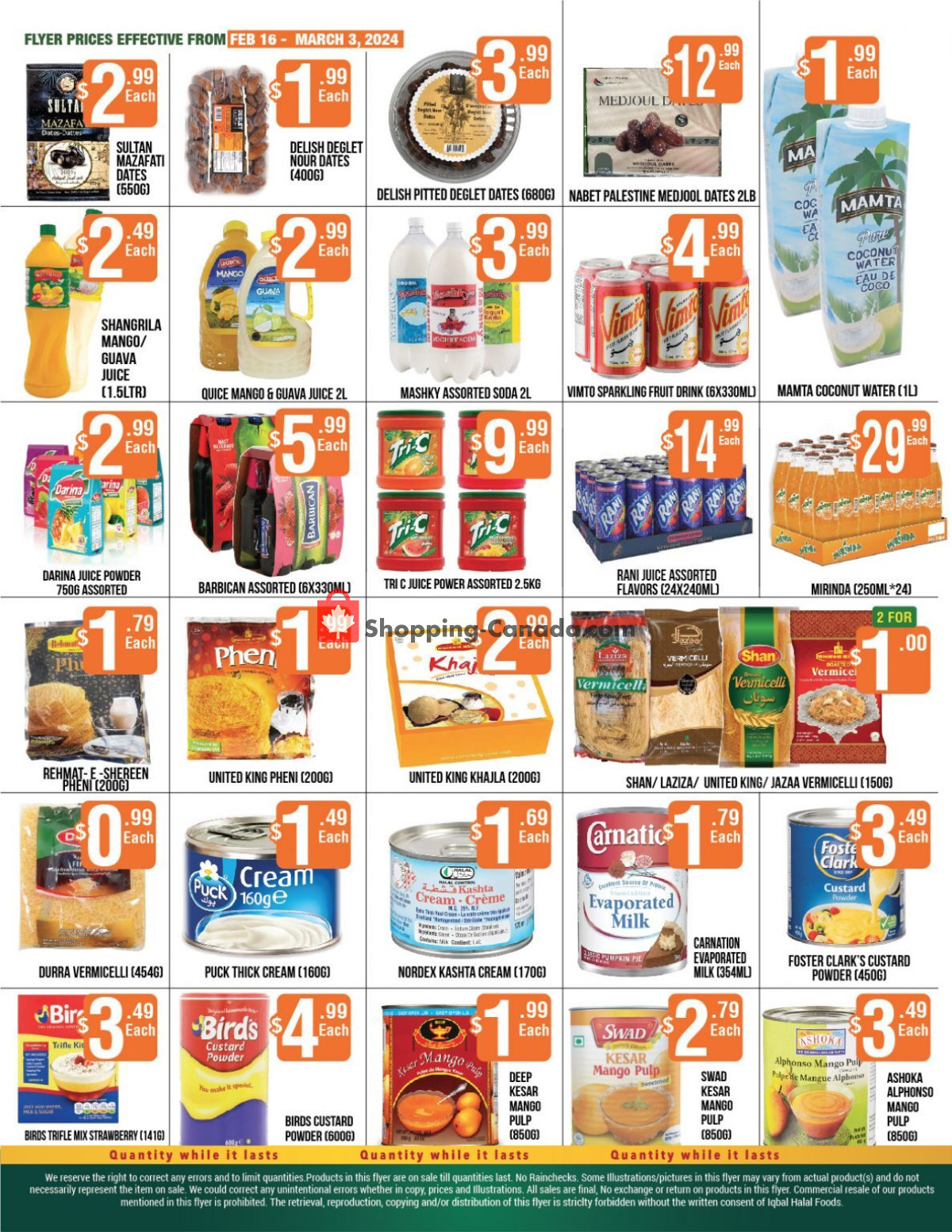 Iqbal Foods flyer from Friday February 16, 2024 to Sunday March 3, 2024 - page 2
