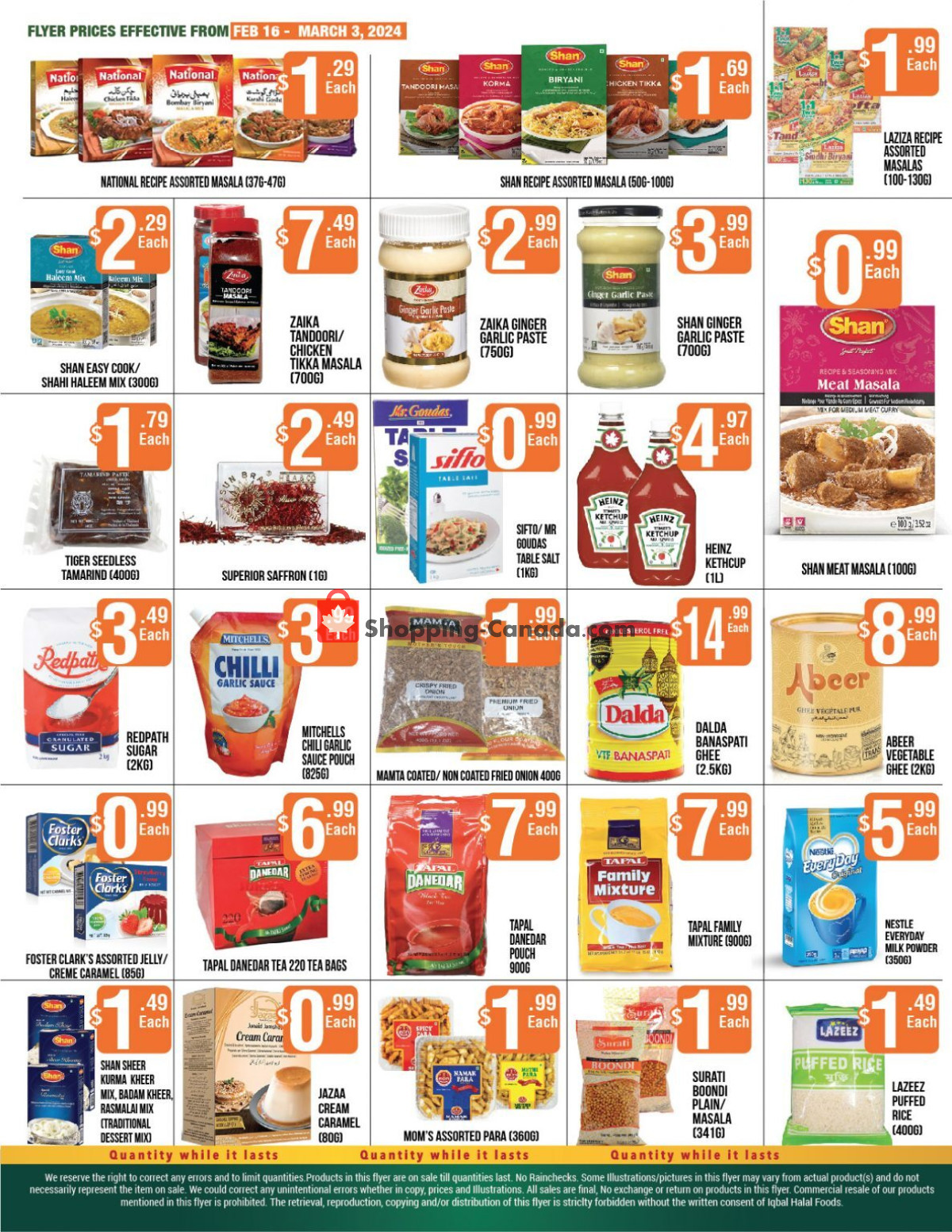 Iqbal Foods flyer from Friday February 16, 2024 to Sunday March 3, 2024 - page 3