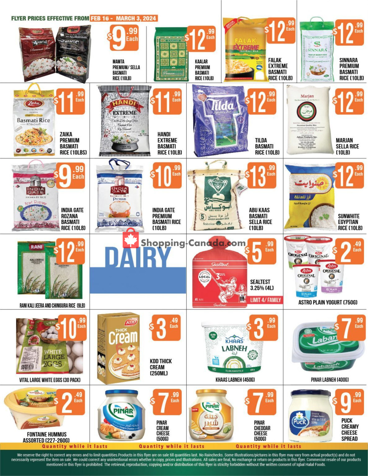 Iqbal Foods flyer from Friday February 16, 2024 to Sunday March 3, 2024 - page 4
