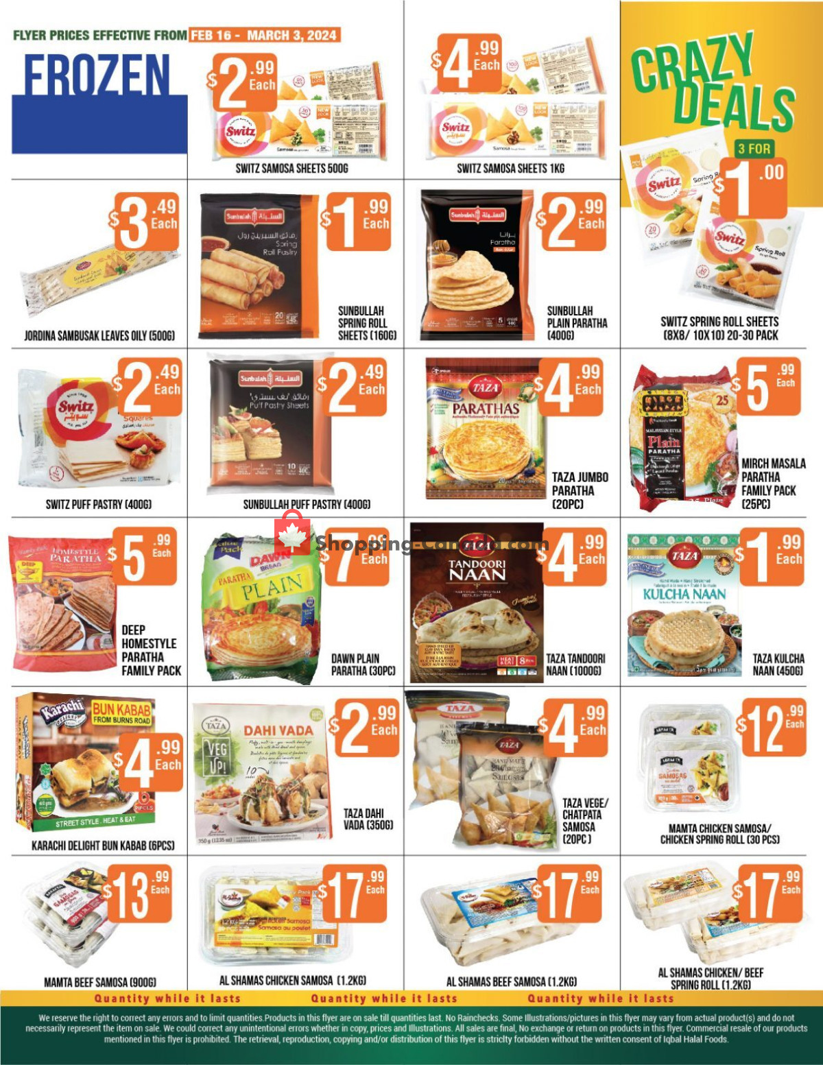 Iqbal Foods flyer from Friday February 16, 2024 to Sunday March 3, 2024 - page 6
