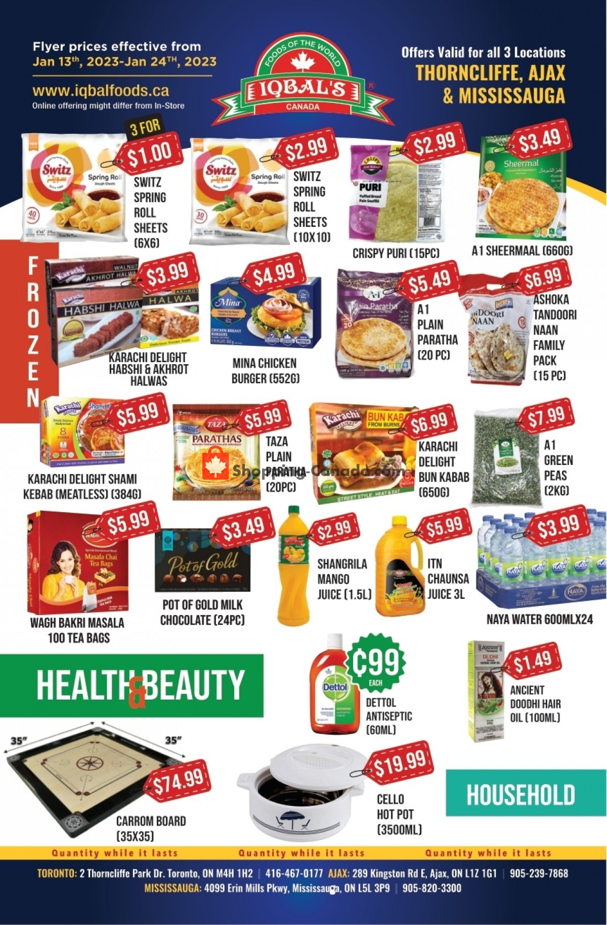 Iqbal Foods flyer from Friday January 13, 2023 to Tuesday January 24, 2023 - page 3