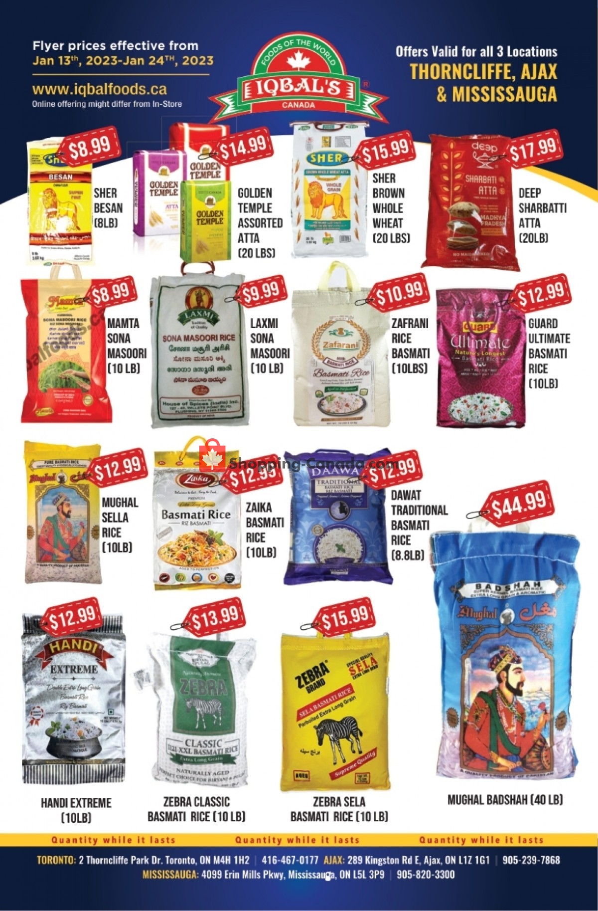 Iqbal Foods flyer from Friday January 13, 2023 to Tuesday January 24, 2023 - page 4