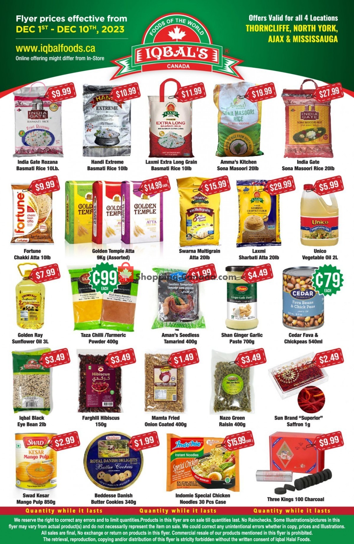 Iqbal Foods flyer from Friday December 1, 2023 to Sunday December 10, 2023 - page 2