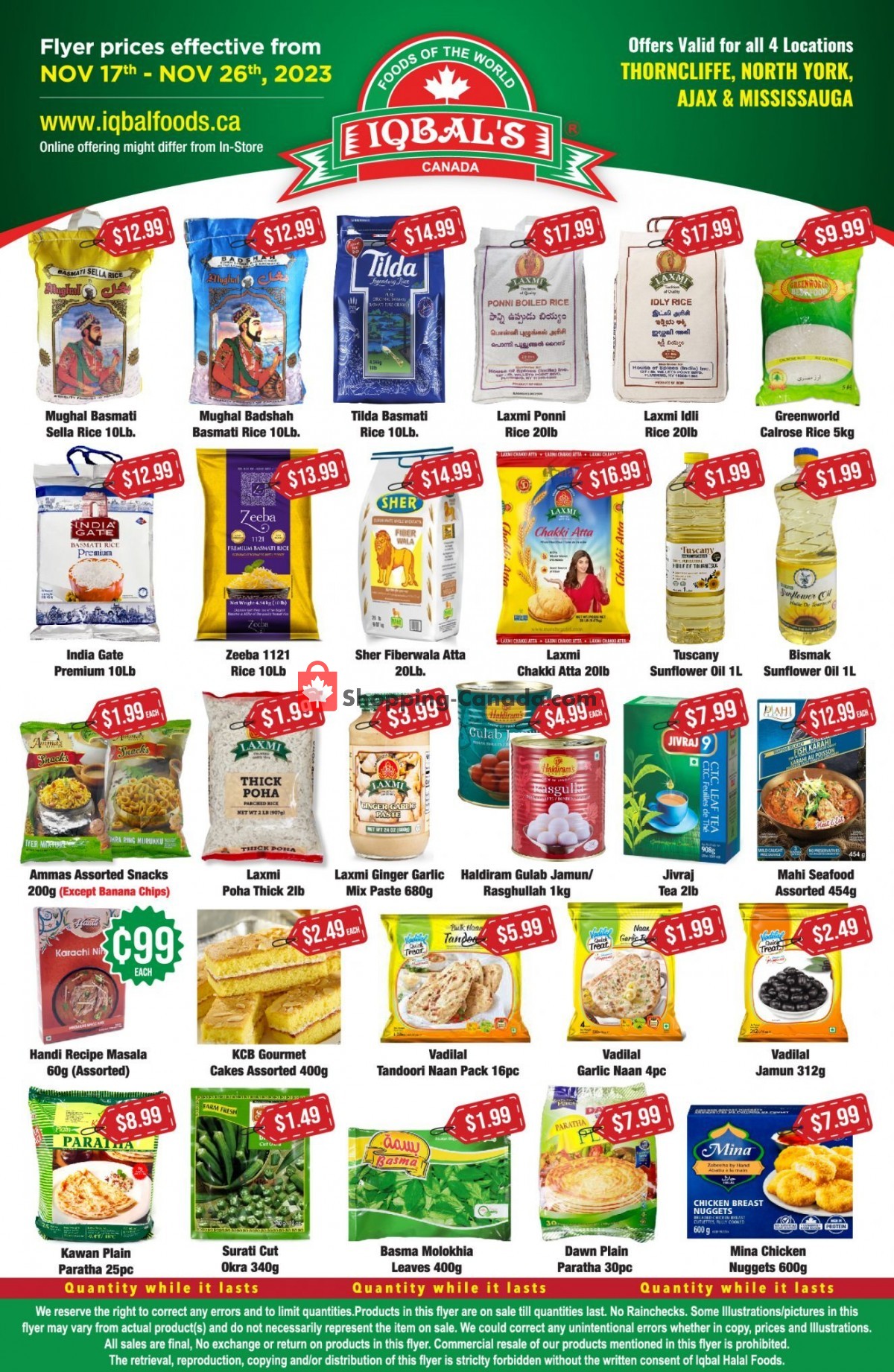 Iqbal Foods flyer from Friday November 17, 2023 to Sunday November 26, 2023 - page 2