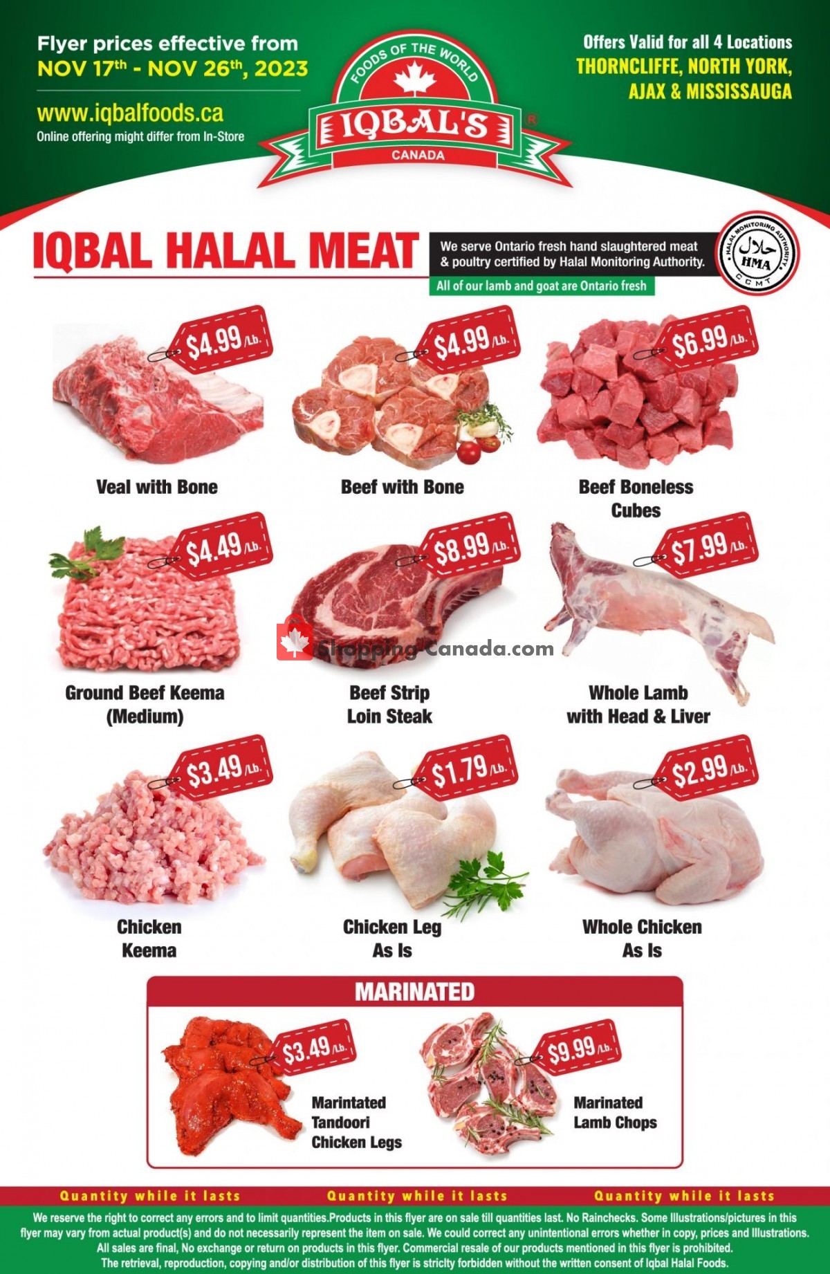 Iqbal Foods flyer from Friday November 17, 2023 to Sunday November 26, 2023 - page 3