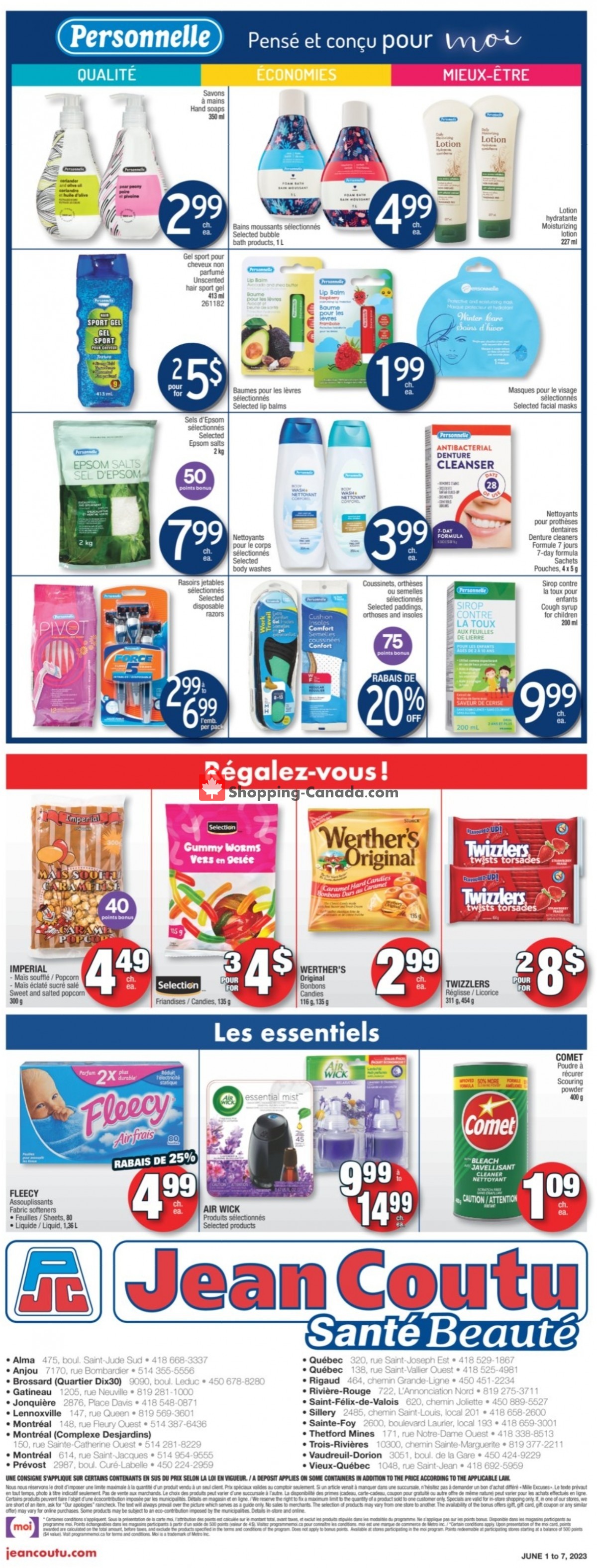 Jean Coutu Pharmacy flyer from Thursday June 1, 2023 to Wednesday June 7, 2023 - page 4