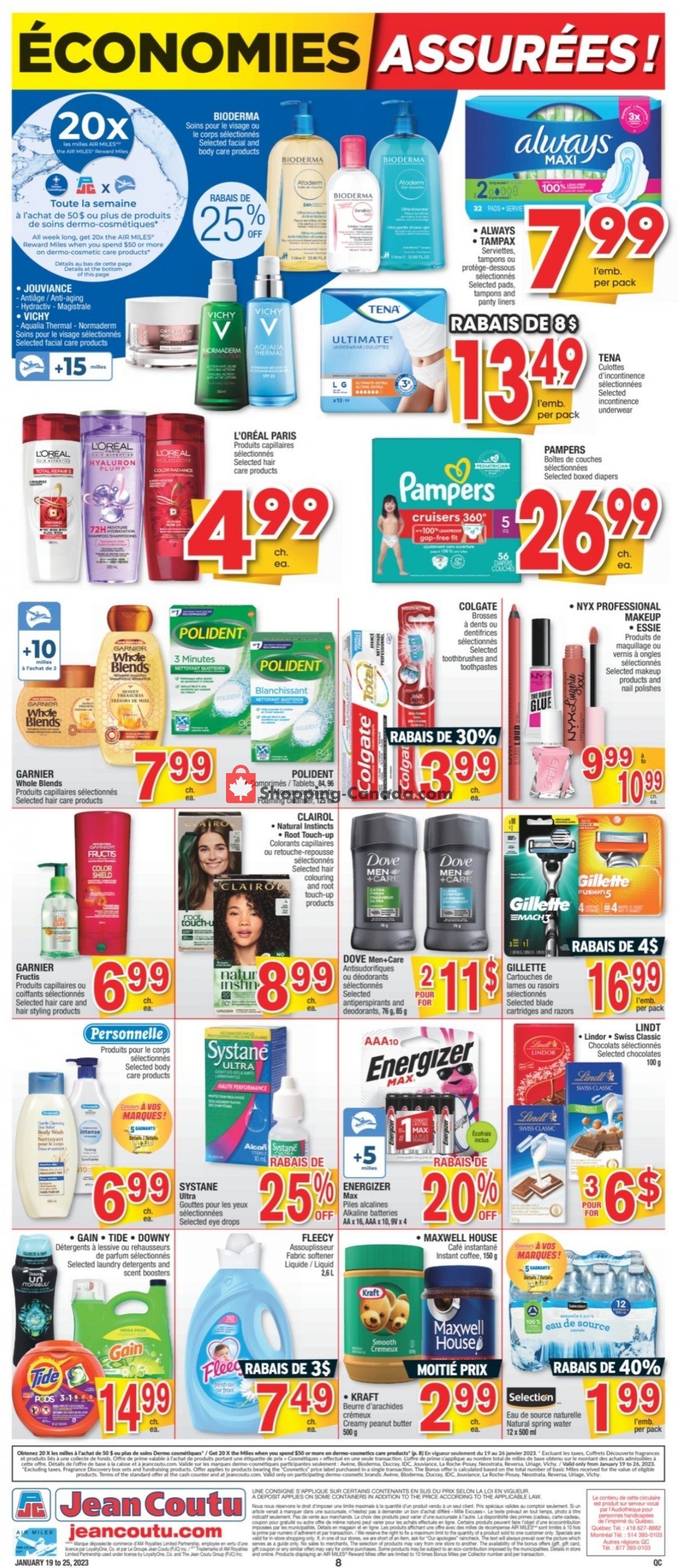 Jean Coutu Pharmacy flyer from Thursday January 19, 2023 to Wednesday January 25, 2023 - page 10