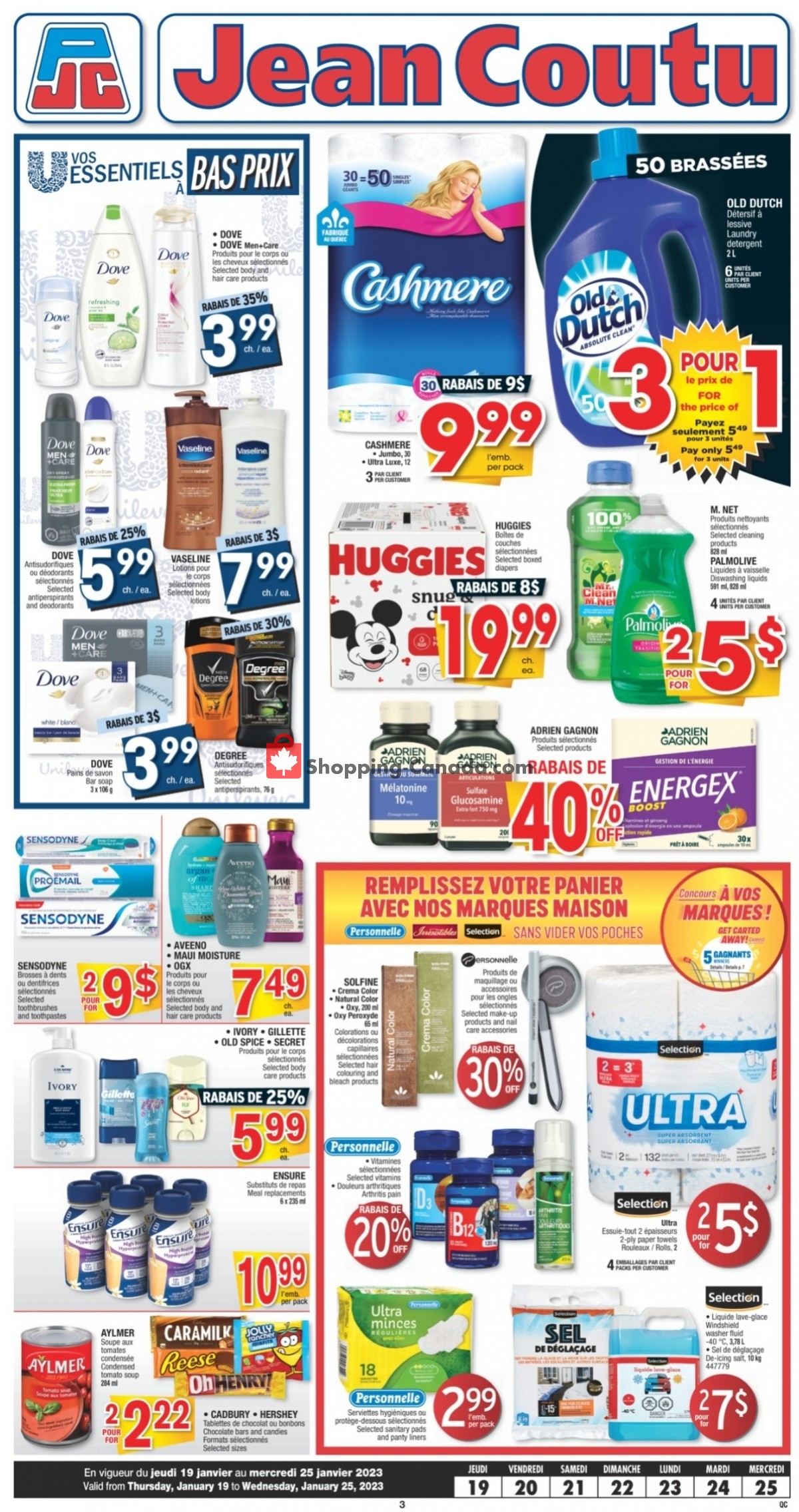 Jean Coutu Pharmacy flyer from Thursday January 19, 2023 to Wednesday January 25, 2023 - page 2