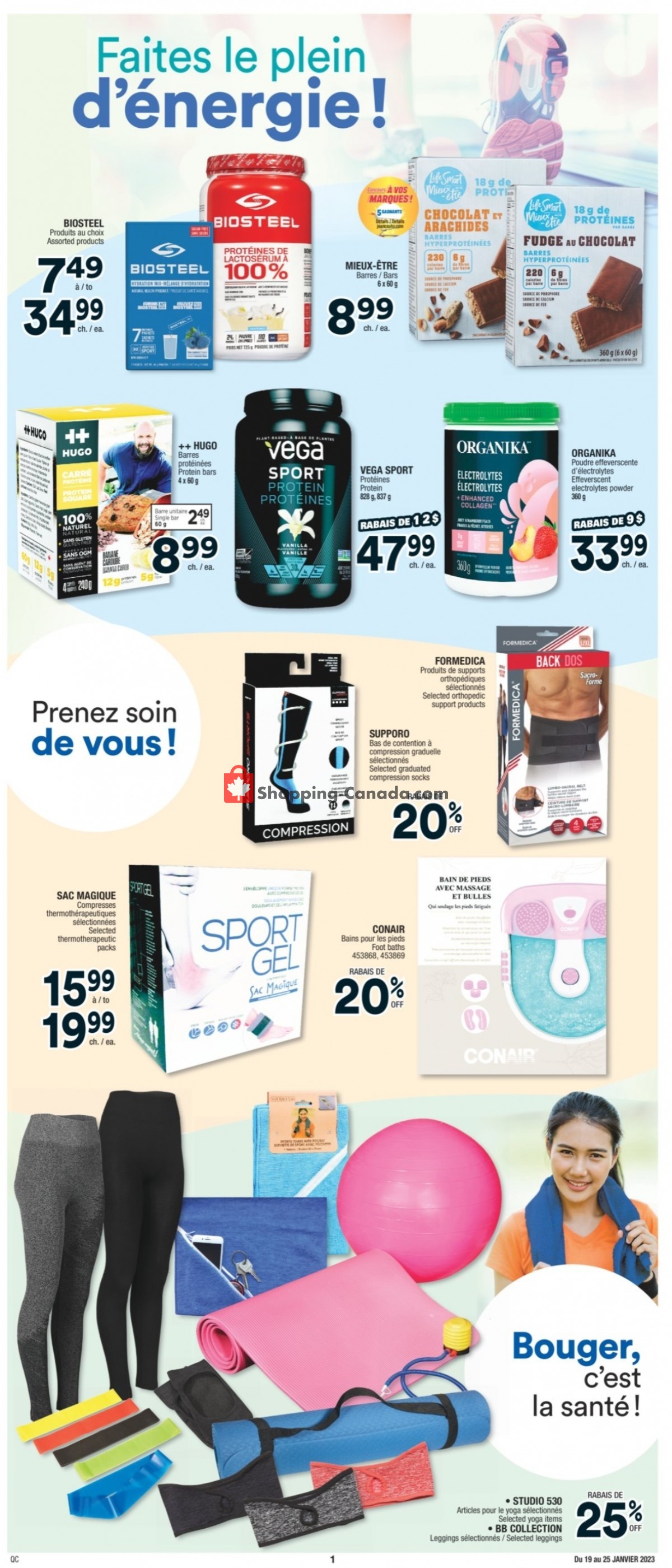 Jean Coutu Pharmacy flyer from Thursday January 19, 2023 to Wednesday January 25, 2023 - page 4