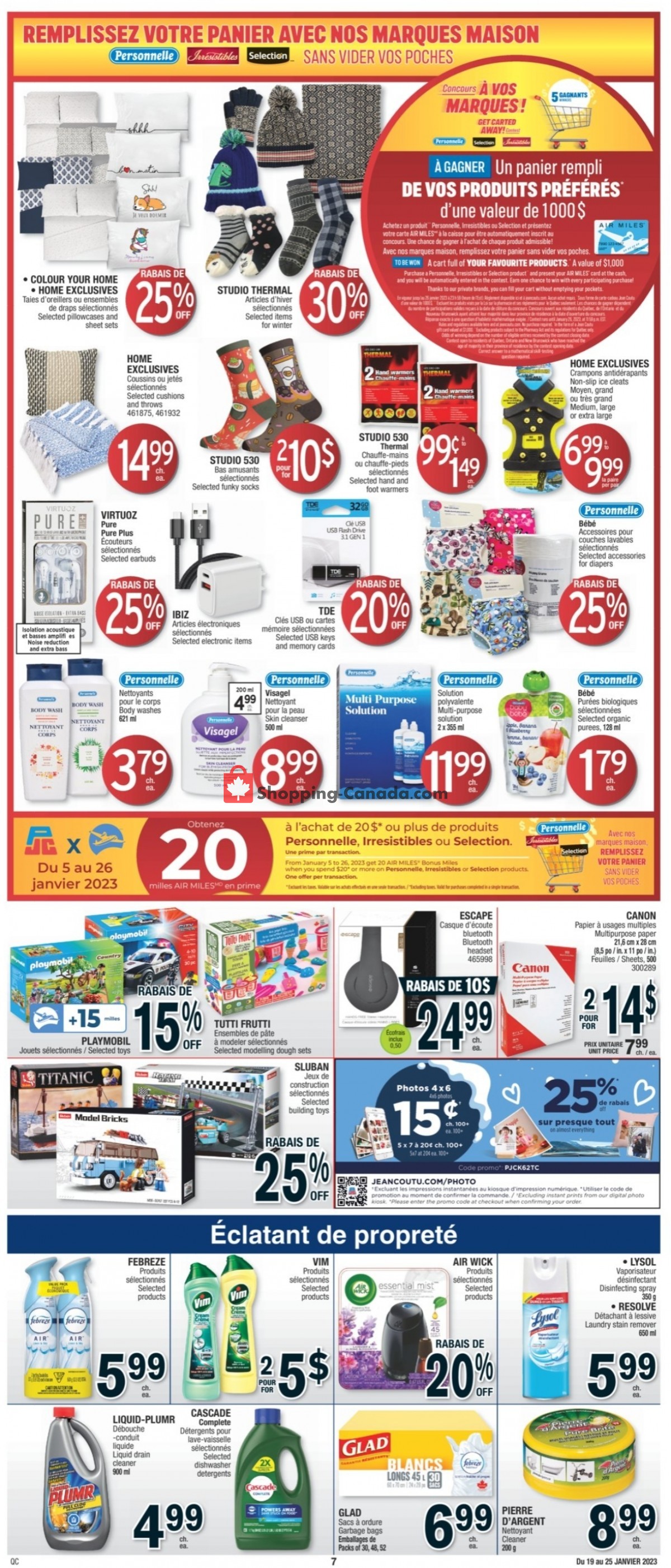 Jean Coutu Pharmacy flyer from Thursday January 19, 2023 to Wednesday January 25, 2023 - page 9