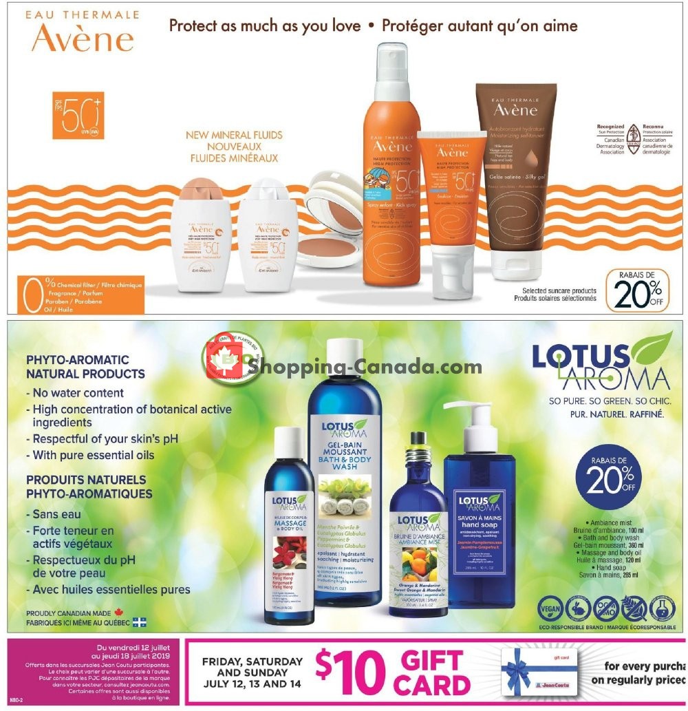 Jean Coutu Pharmacy flyer from Friday July 12, 2019 to Thursday July 18, 2019 - page 2