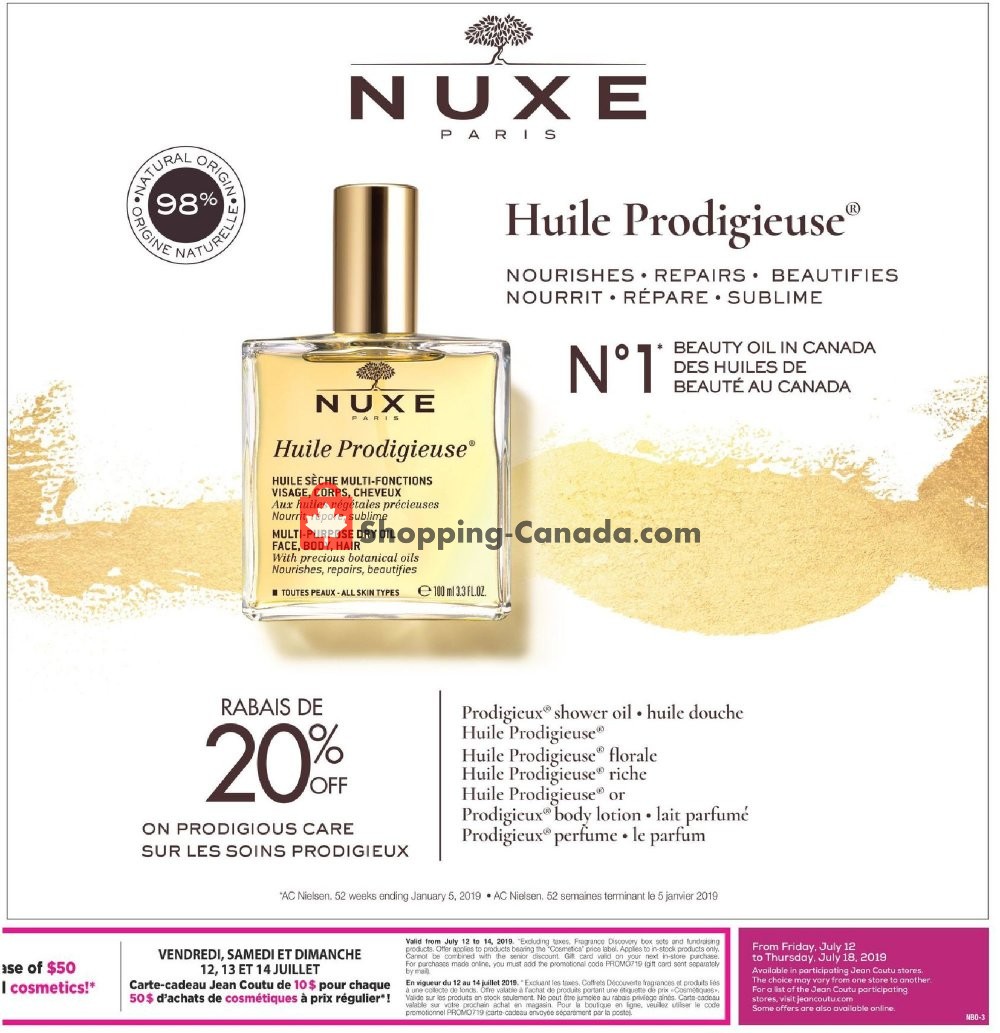 Jean Coutu Pharmacy flyer from Friday July 12, 2019 to Thursday July 18, 2019 - page 3