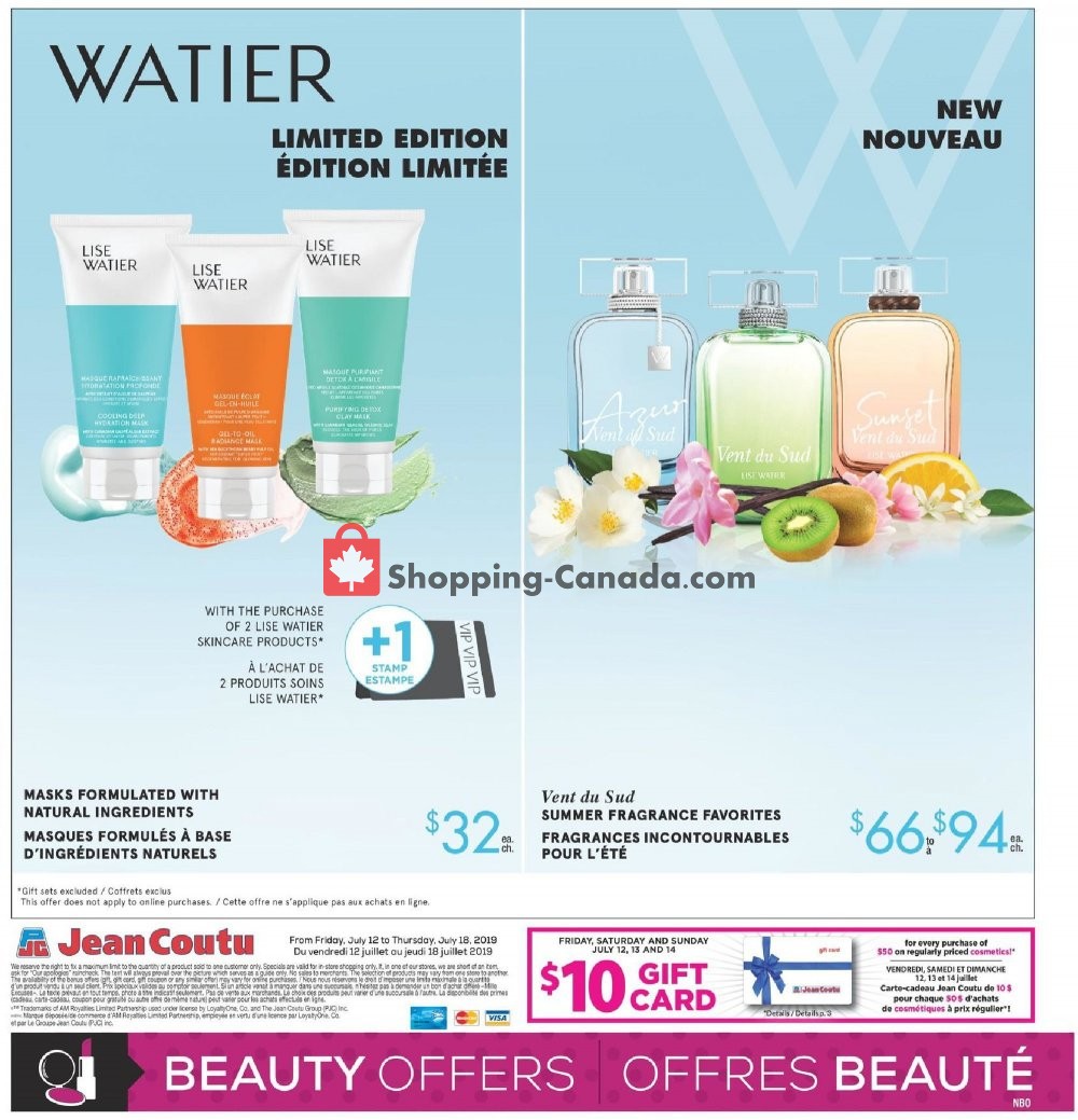 Jean Coutu Pharmacy flyer from Friday July 12, 2019 to Thursday July 18, 2019 - page 4